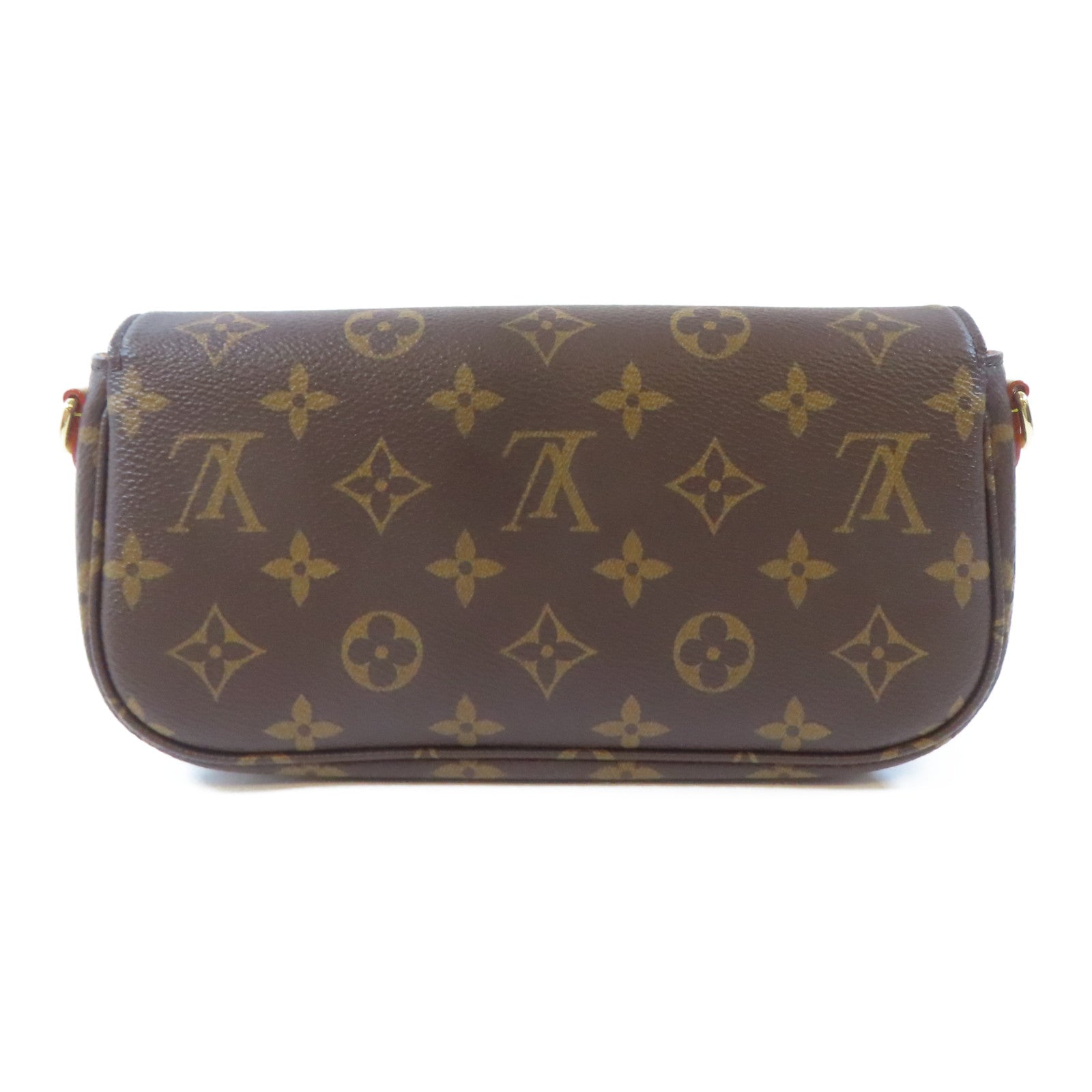 LOUIS VUITTON Monogram Wallet On Chain Ivy金扣肩背袋啡色