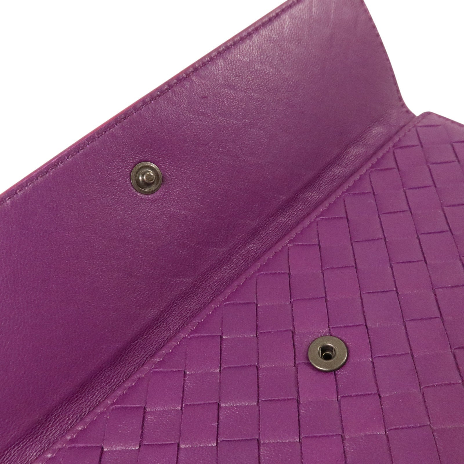 BOTTEGA VENETA 織紋皮革Long Wallet長錢包