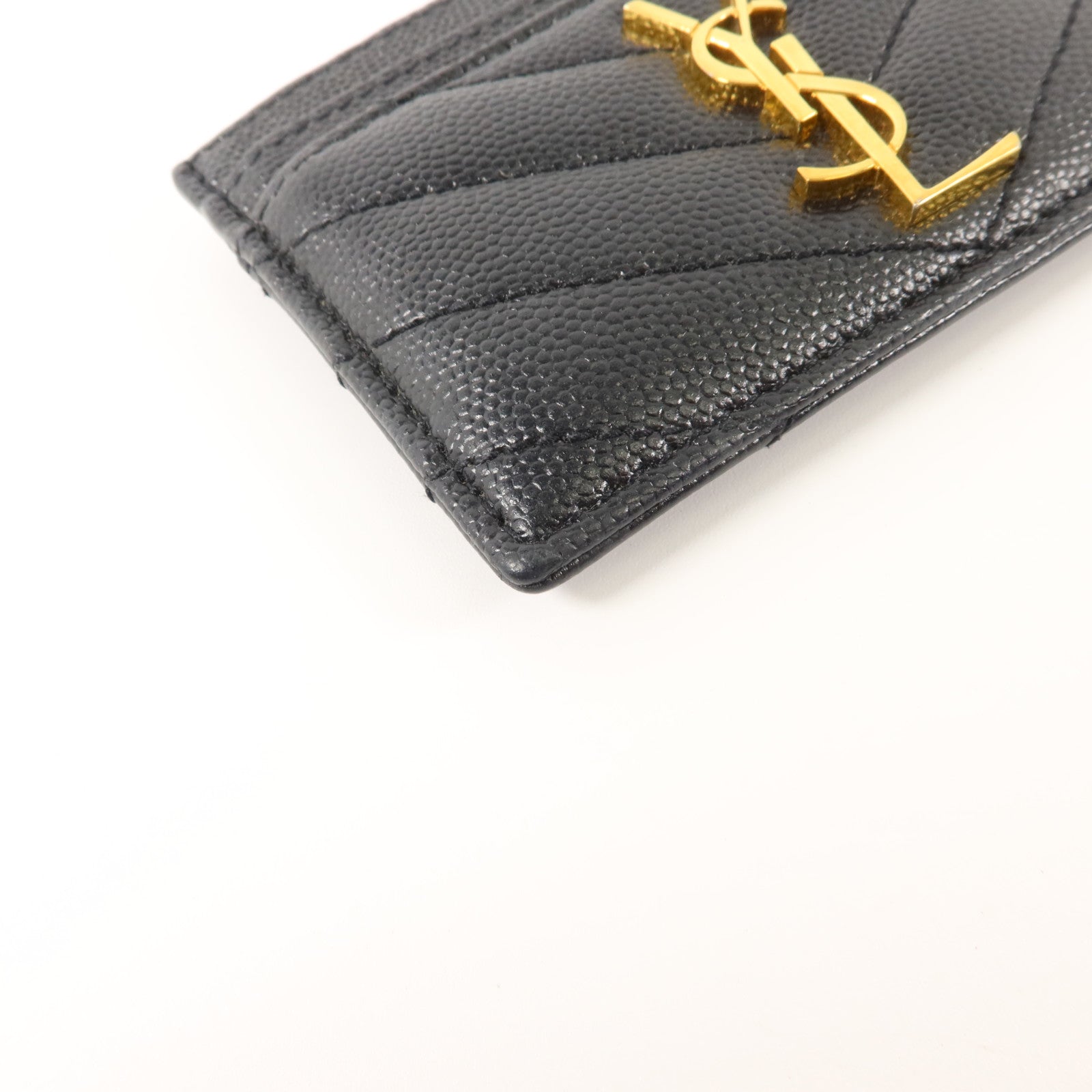 YVES SAINT LAURENT 牛皮皮革Card Case卡片套