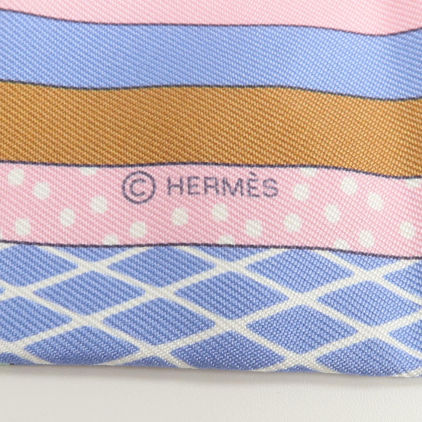 HERMES 絲質Twilly絲巾