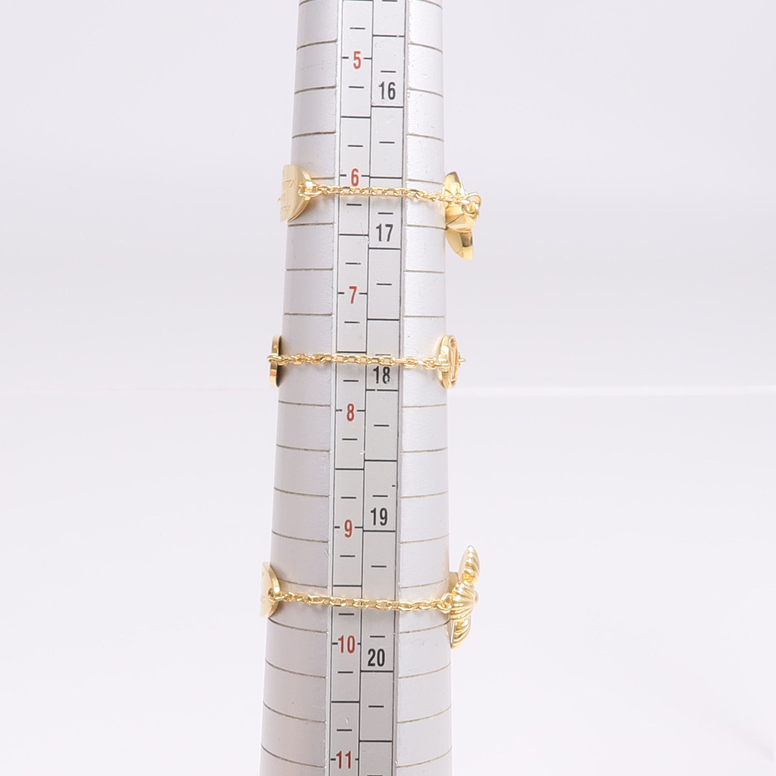 LOUIS VUITTON 金屬Burg Blooming Strass Ring Set戒指US#6.75/7.25/10