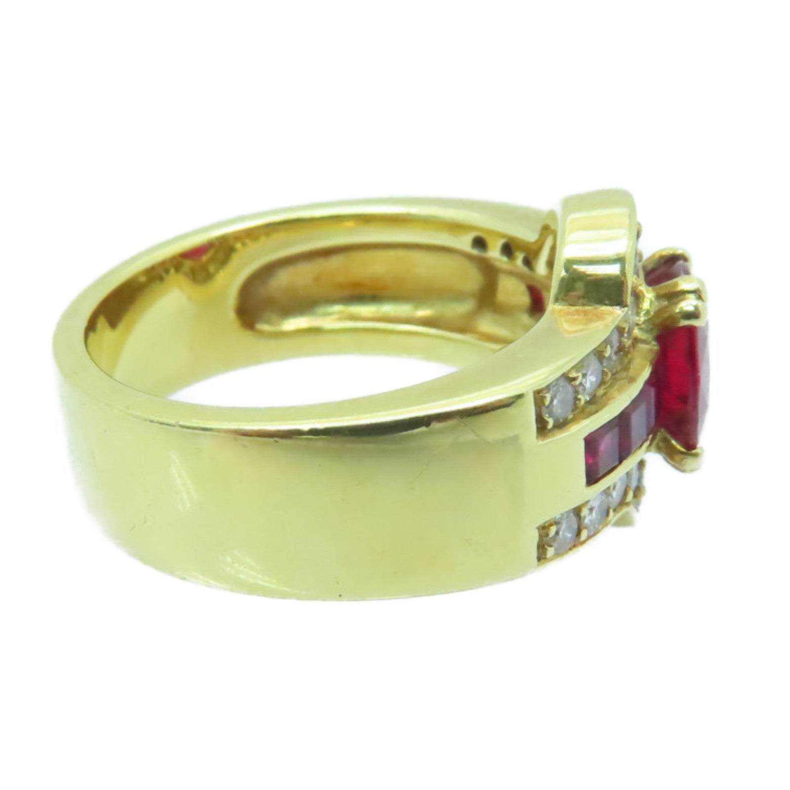 JEWELRY **【激減優惠】18K黃金Ruby Ring 1.508ct紅寶石戒指US#6.75