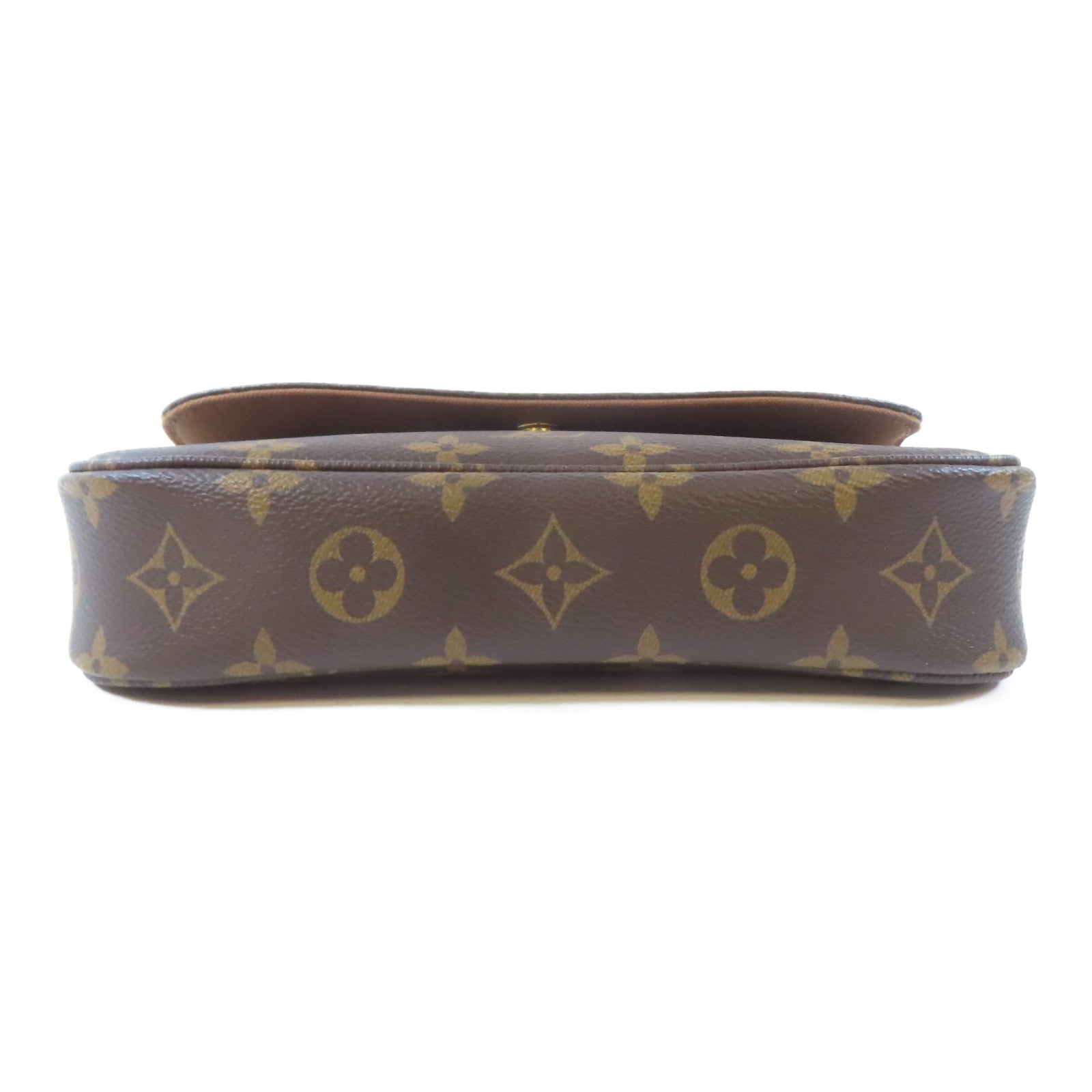LOUIS VUITTON Monogram Wallet On Chain Ivy金扣肩背袋啡色