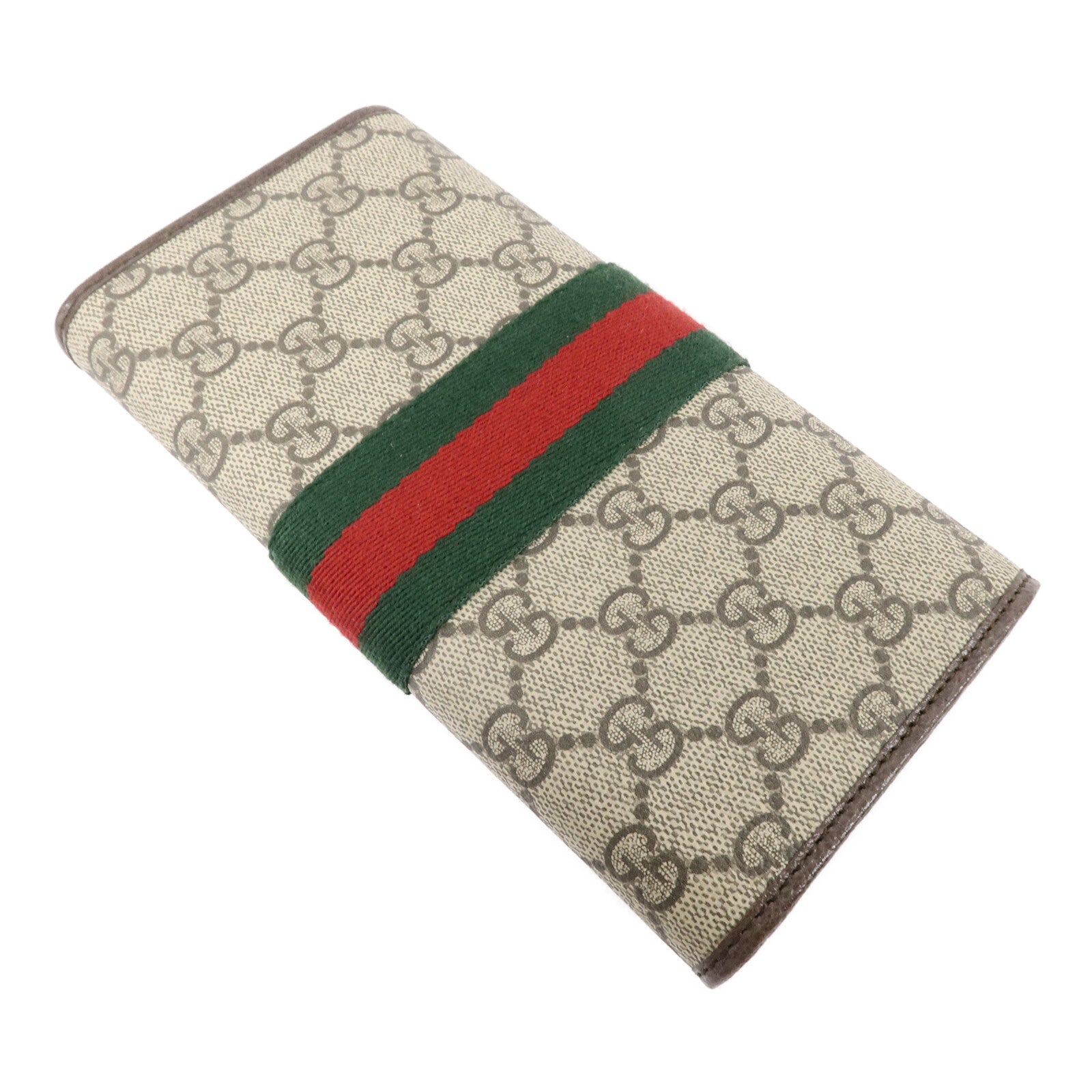 GUCCI 塗層帆布Ophidia GG Supreme Wallet長錢包