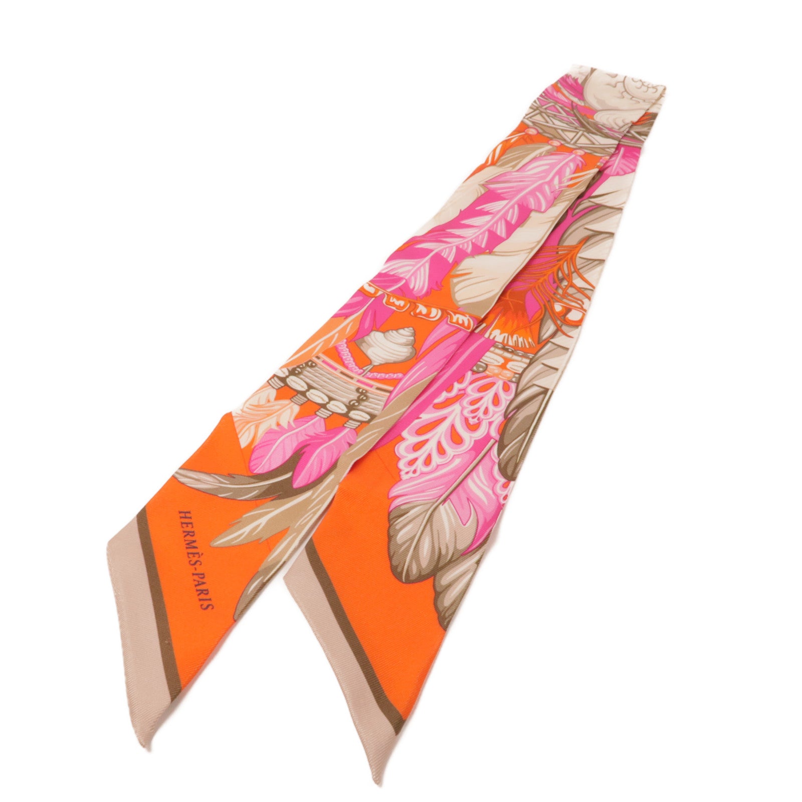 HERMES 絲質Twilly絲巾