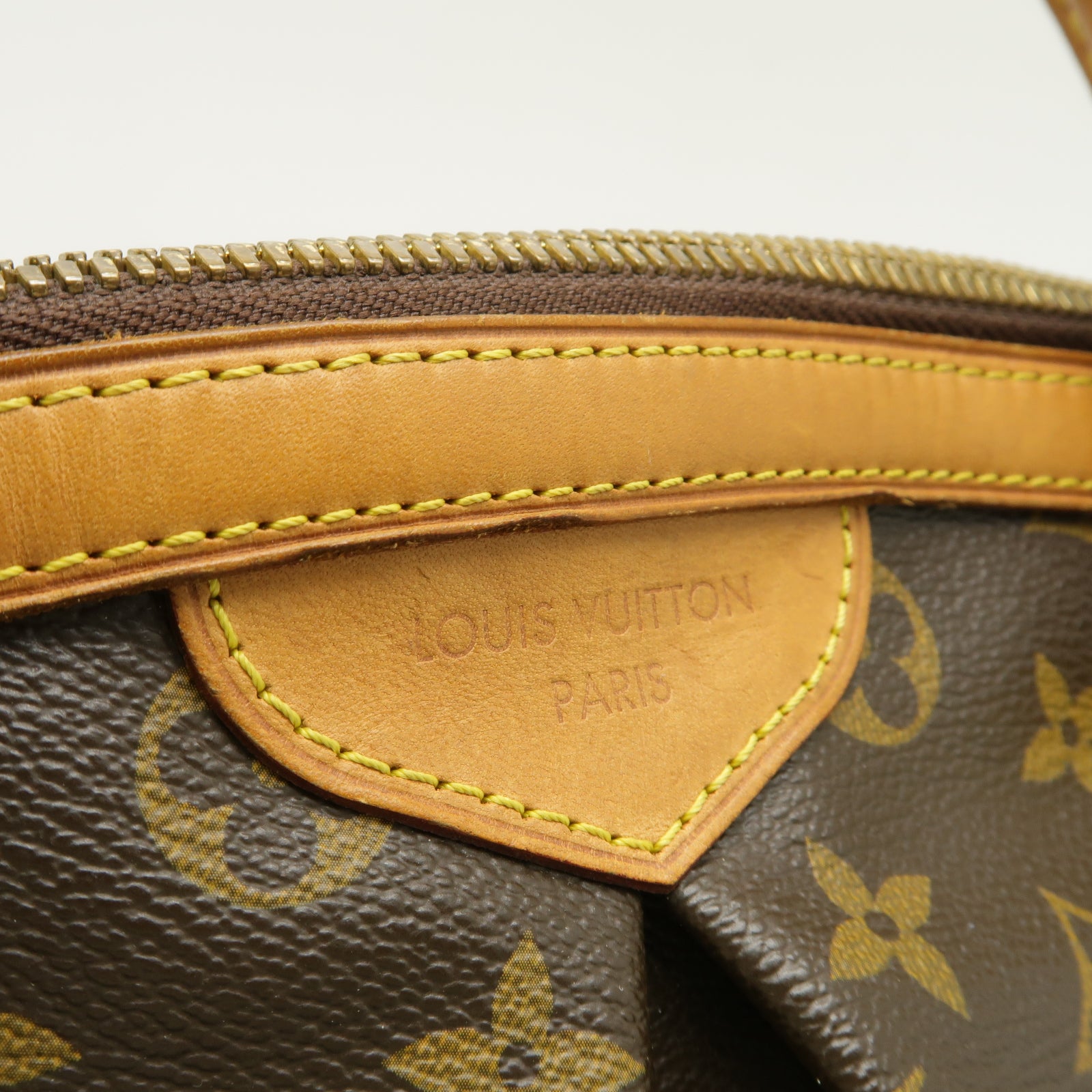 LOUIS VUITTON 【激減優惠】Monogram Tivoli GM金扣手挽袋啡色
