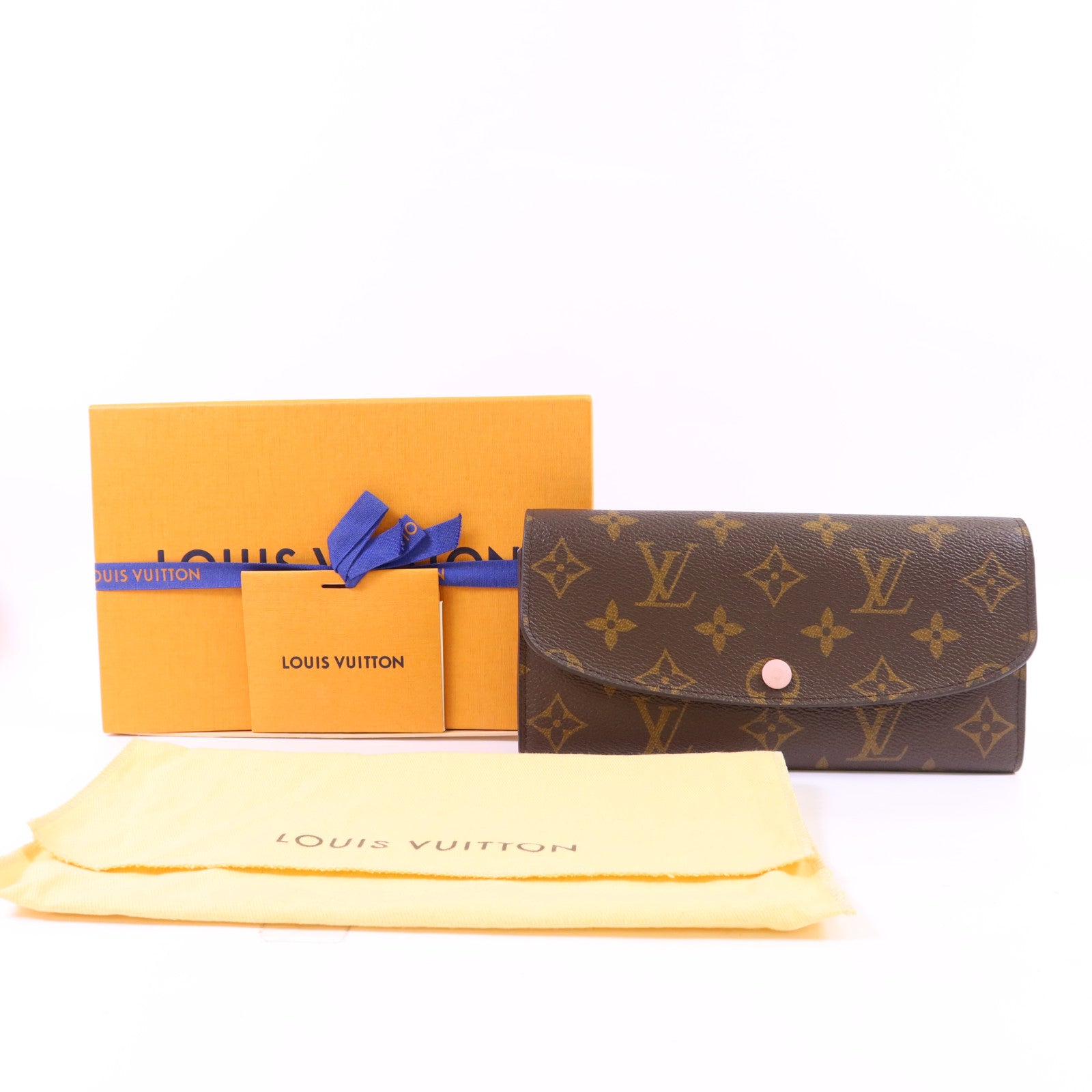 LOUIS VUITTON Monogram Portefeuille Sara金扣長錢包