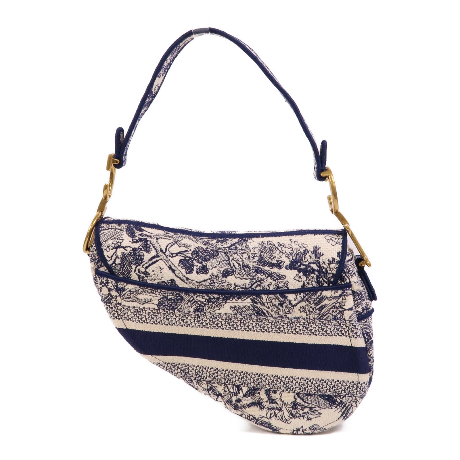 Dior 帆布Saddle手挽袋