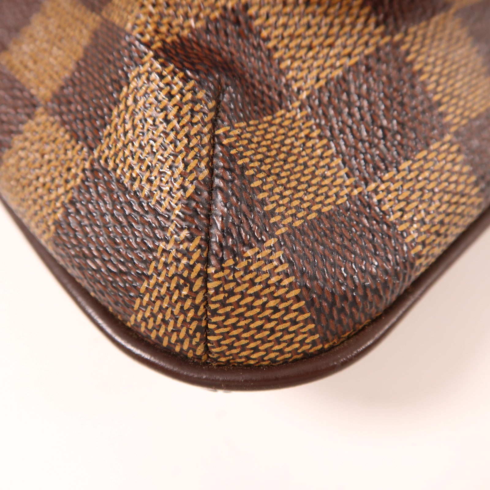 LOUIS VUITTON Damier Musette Salsa金扣肩背袋棕色