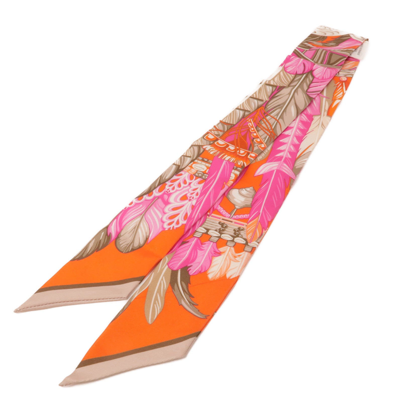 HERMES 絲質Twilly絲巾