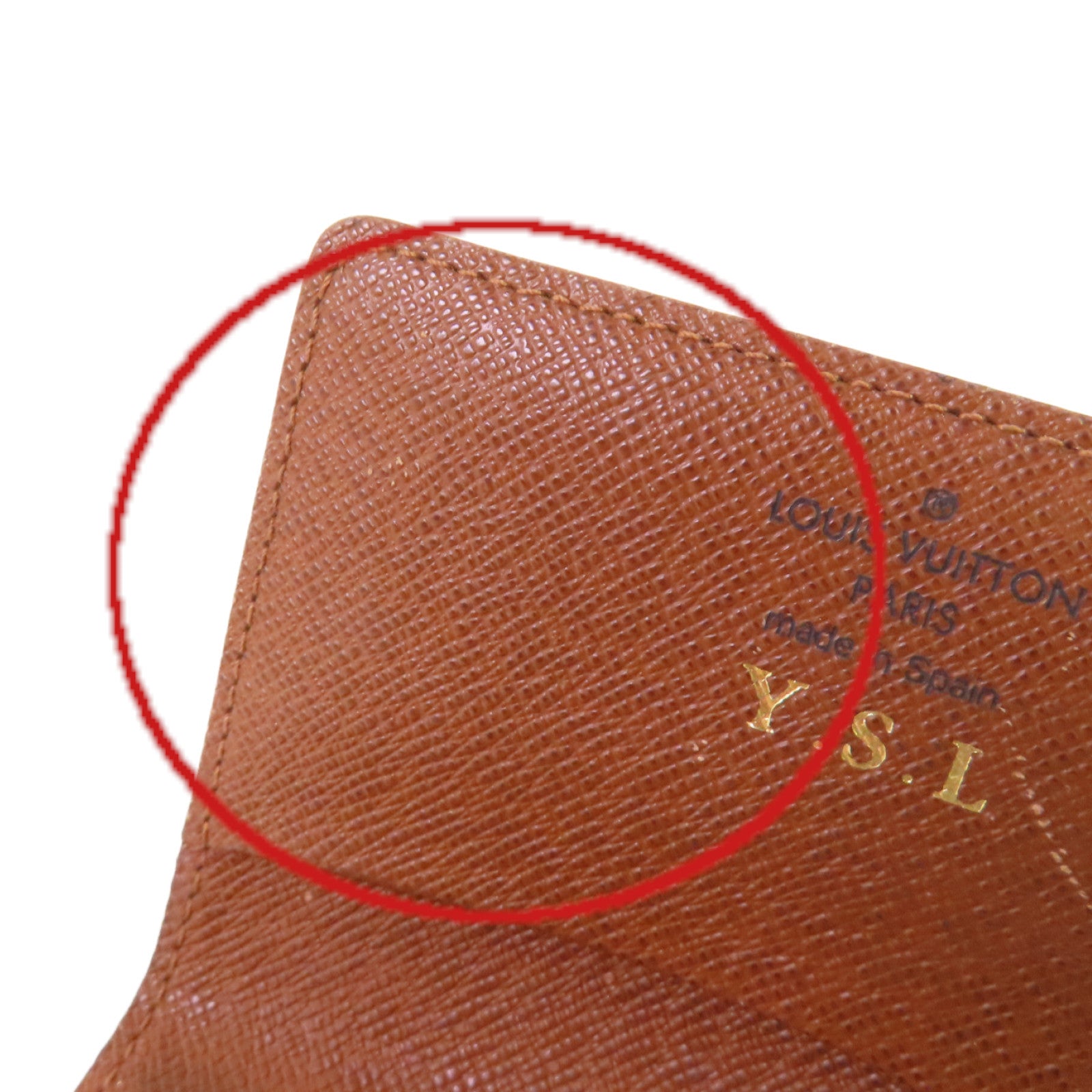 LOUIS VUITTON Monogram Card Case卡片套啡色