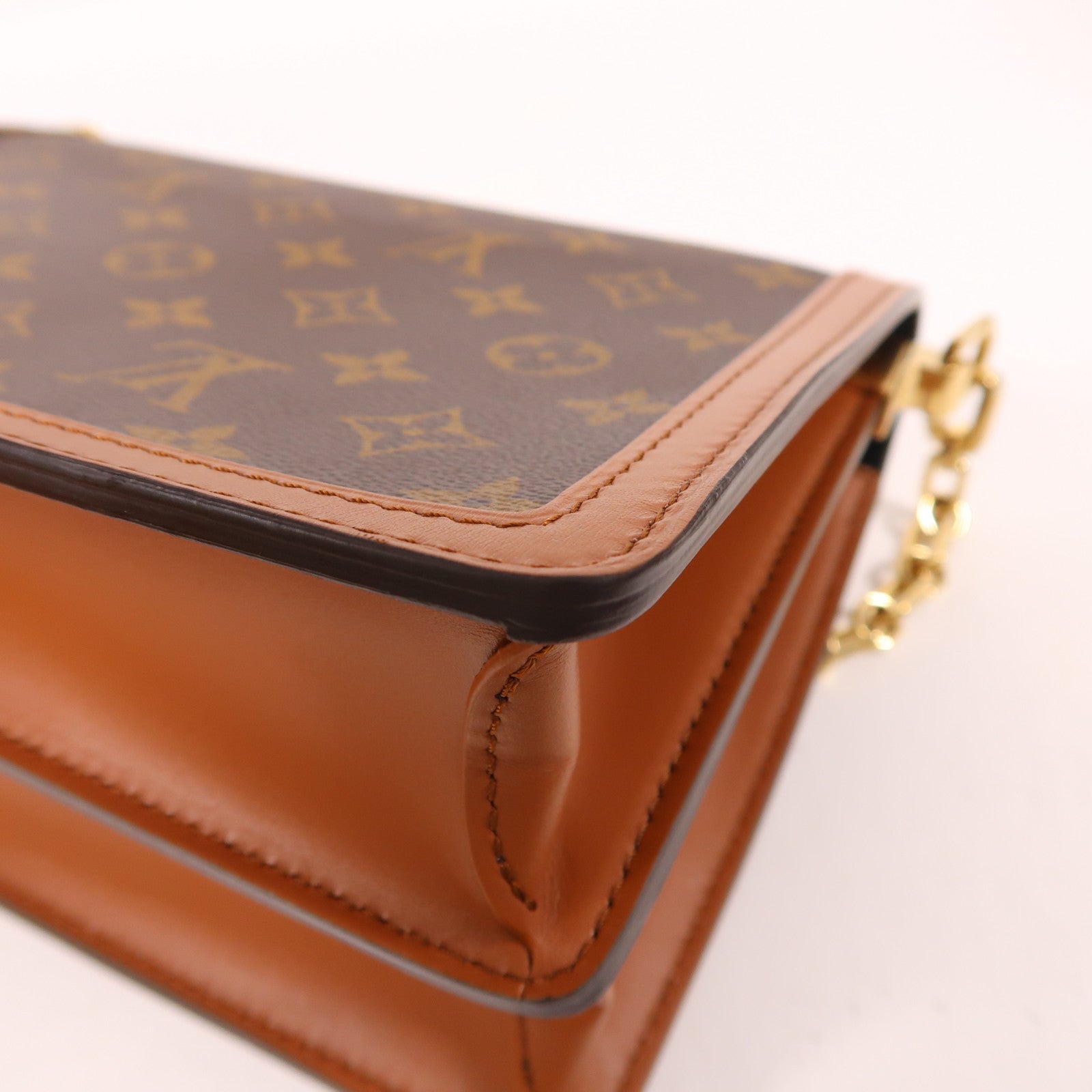 LOUIS VUITTON 【激減優惠】Monogram/Monogram Reverse Dauphine MM金扣手挽肩背兩用袋