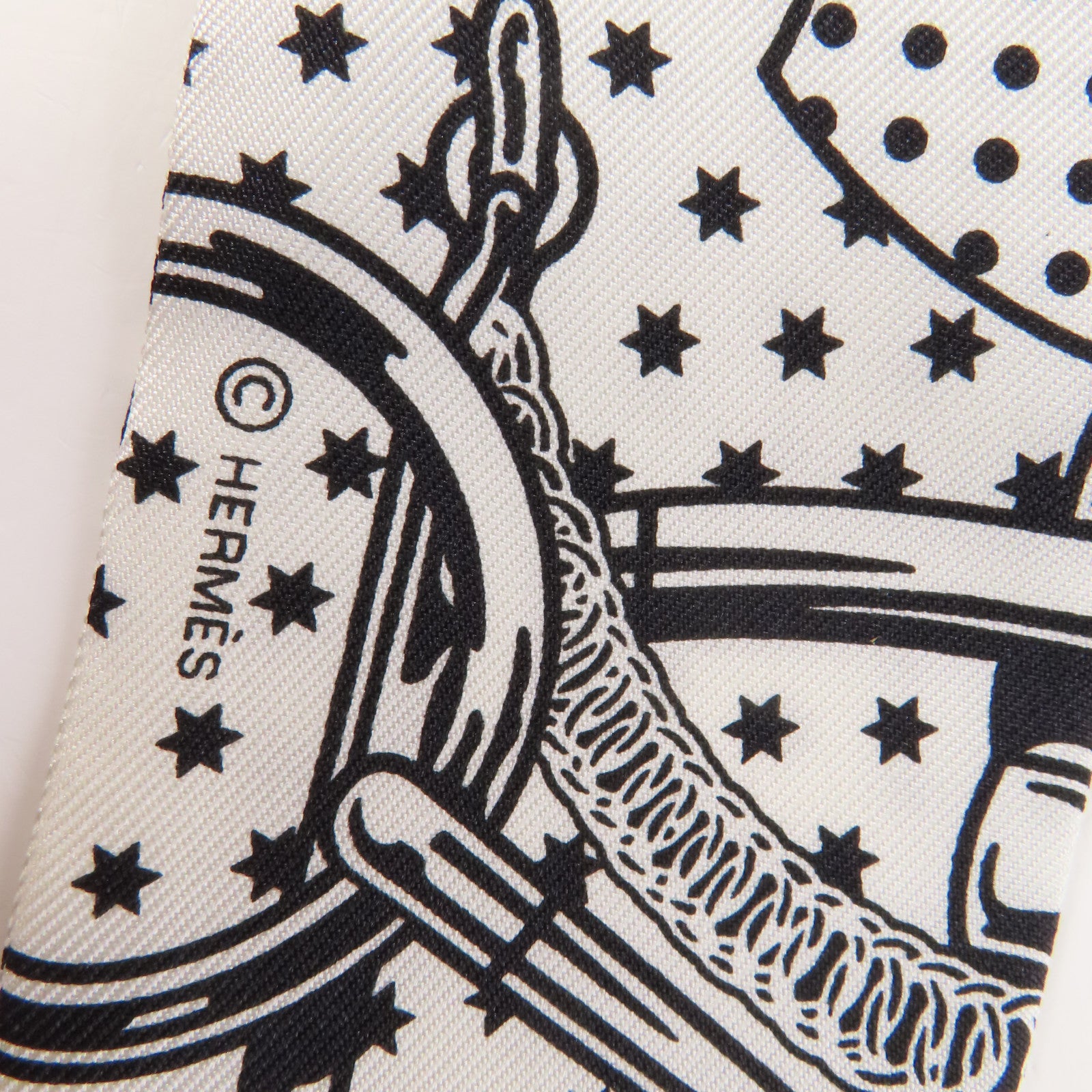HERMES 絲質Twilly絲巾