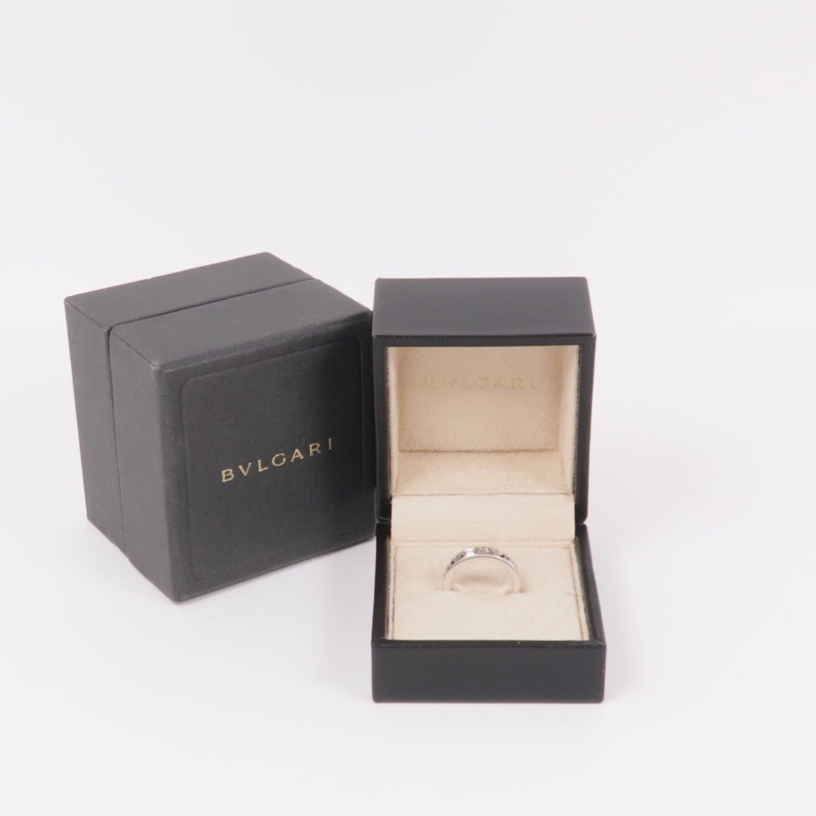 BVLGARI 18K白金B-Zero1戒指US#6.25
