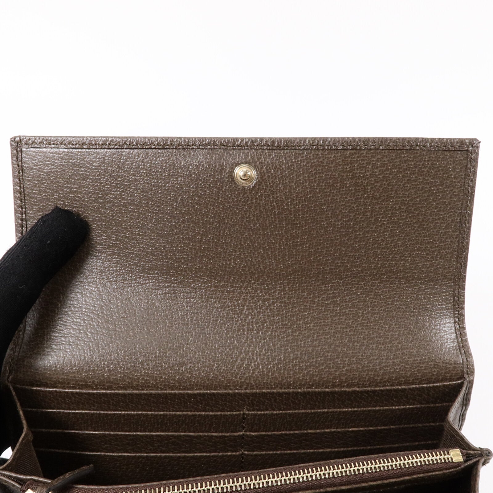 GUCCI 塗層帆布Ophidia GG Supreme Wallet長錢包