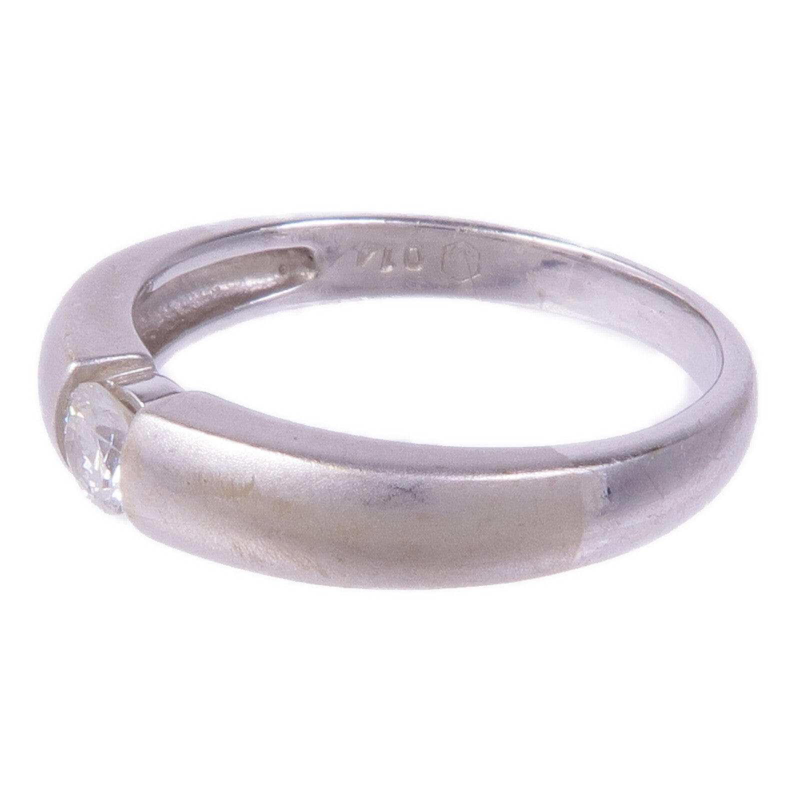 JEWELRY 【激減優惠】18K白金Diamond Ring鑽石戒指US#4.75