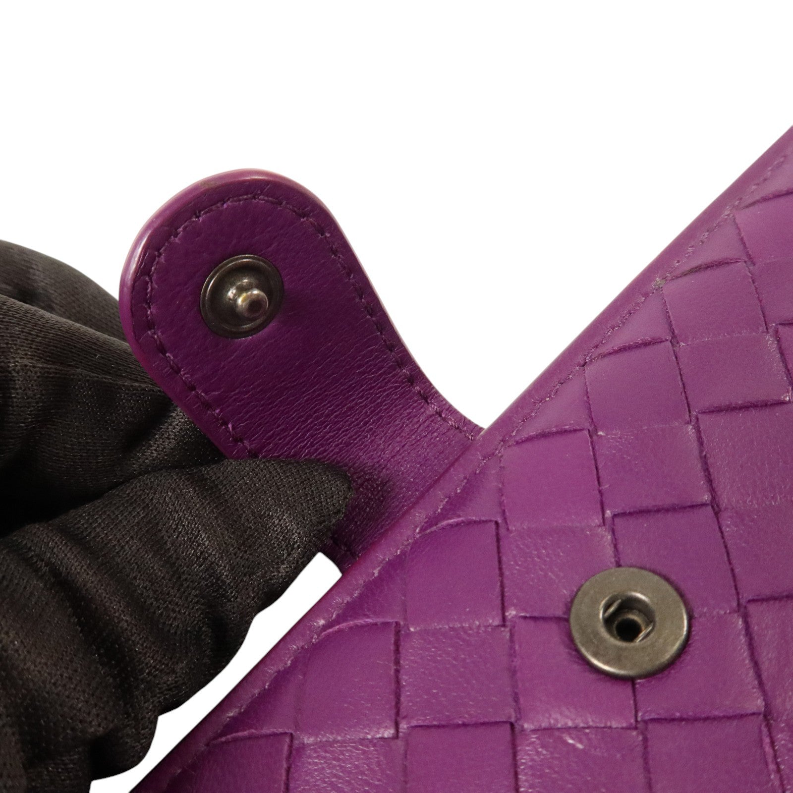 BOTTEGA VENETA 織紋皮革Long Wallet長錢包