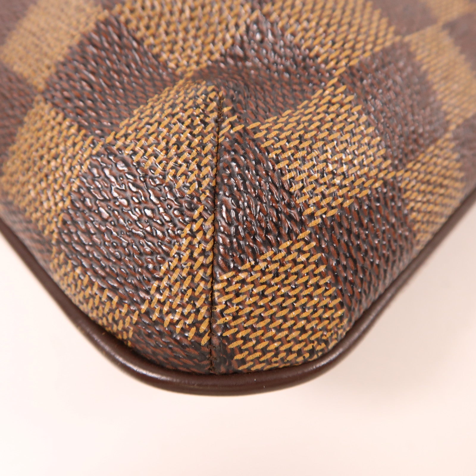 LOUIS VUITTON Damier Musette Salsa金扣肩背袋棕色