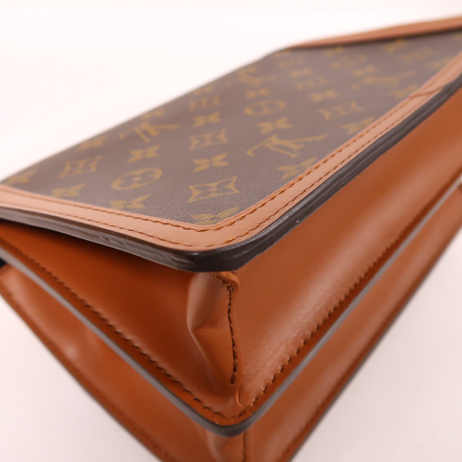 LOUIS VUITTON 【激減優惠】Monogram/Monogram Reverse Dauphine MM金扣手挽肩背兩用袋