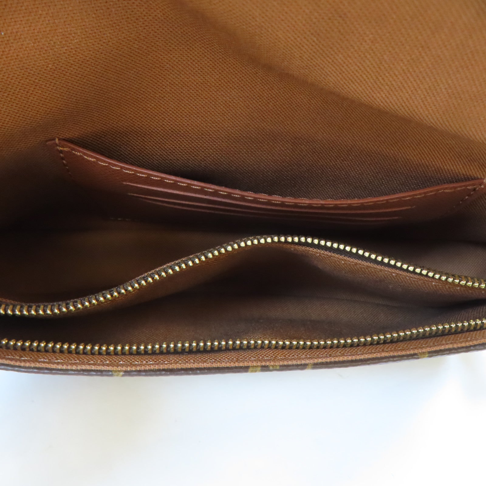 LOUIS VUITTON Monogram Wallet On Chain Ivy金扣肩背袋啡色