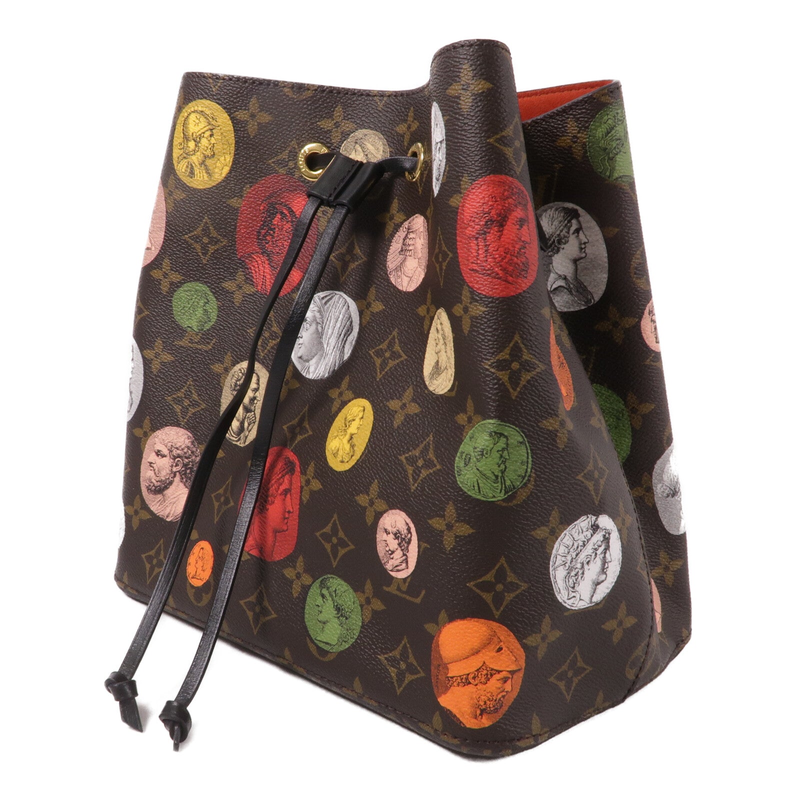 LOUIS VUITTON Monogram Cameo Fornasetti NeoNoe MM肩背袋