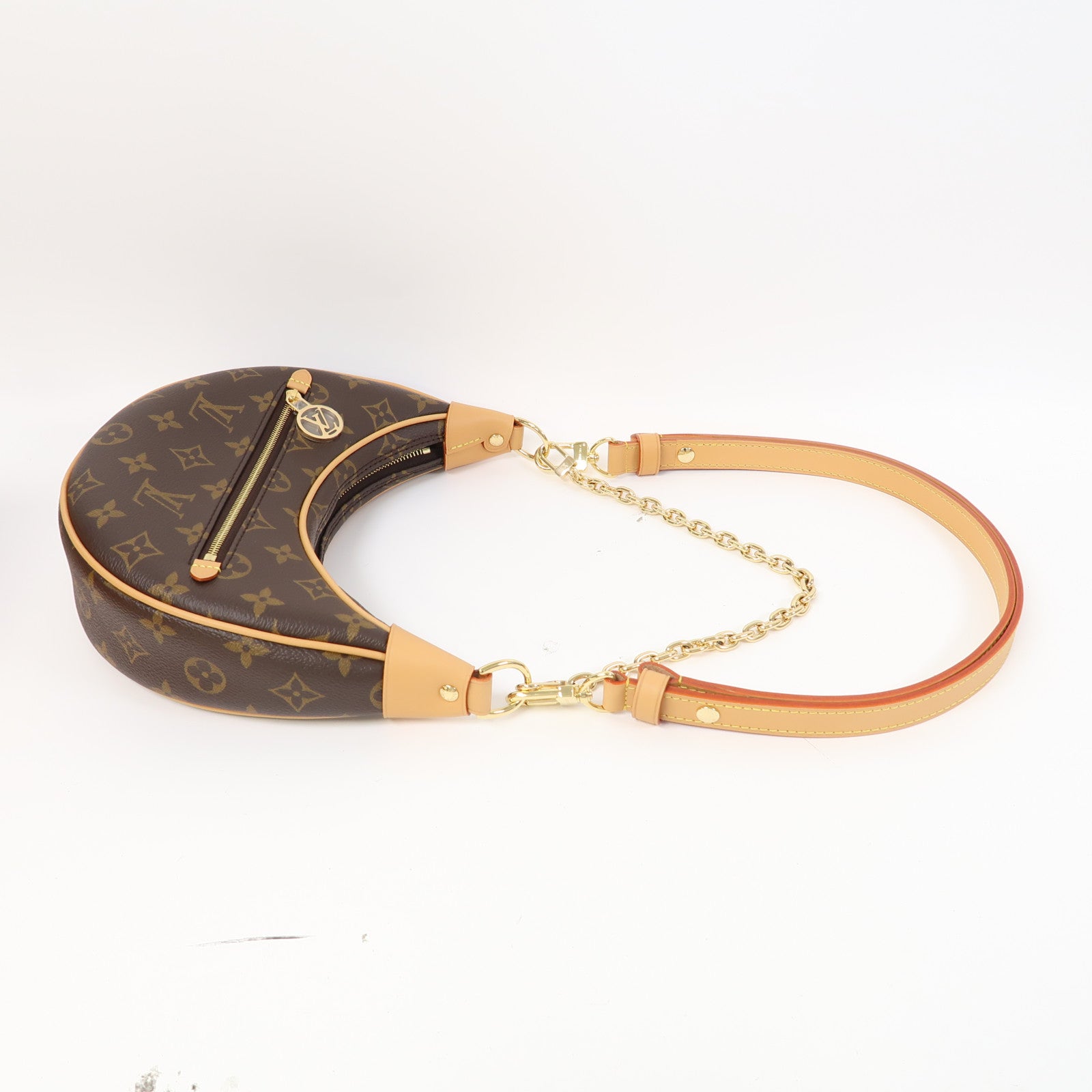 LOUIS VUITTON 【激減優惠】Monogram Loop PM金扣手挽肩背兩用袋啡色