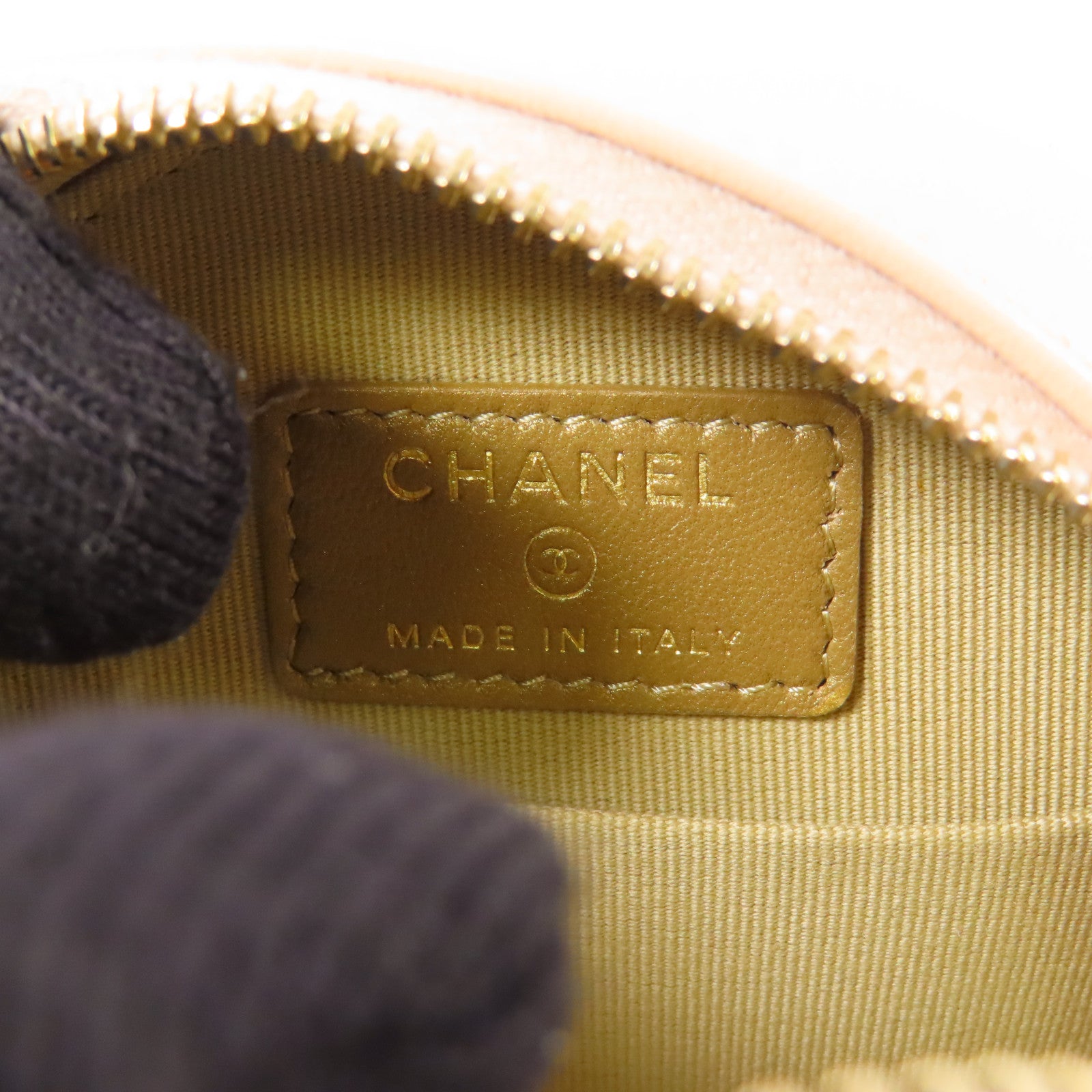 CHANEL 羊皮皮革Chain Bag金扣肩背袋
