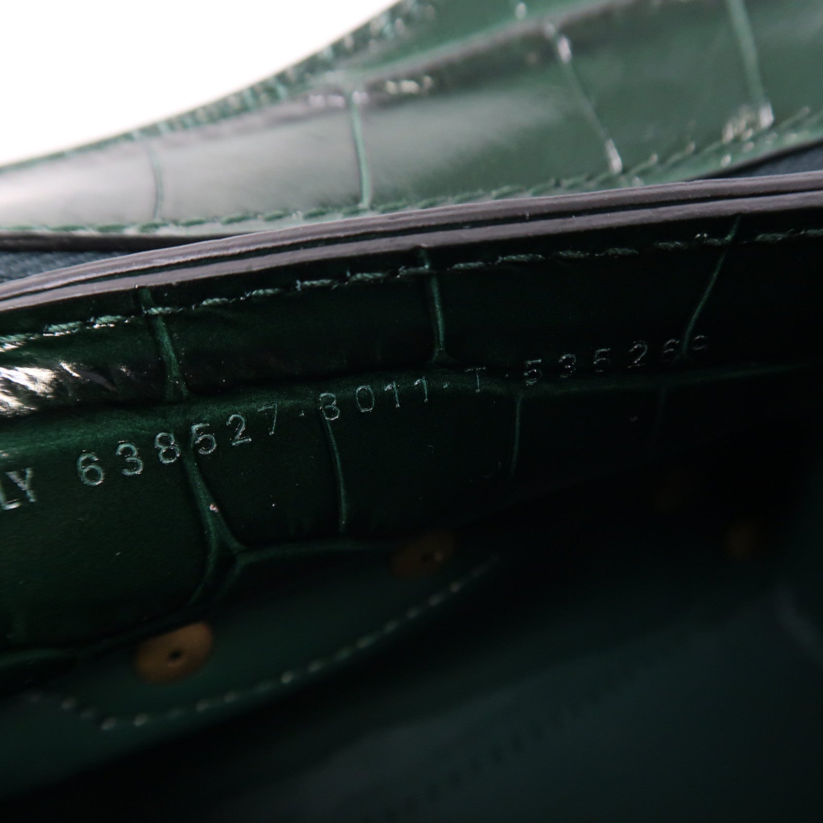 BALENCIAGA 牛皮皮革Neo Classic金扣手挽肩背兩用袋綠色