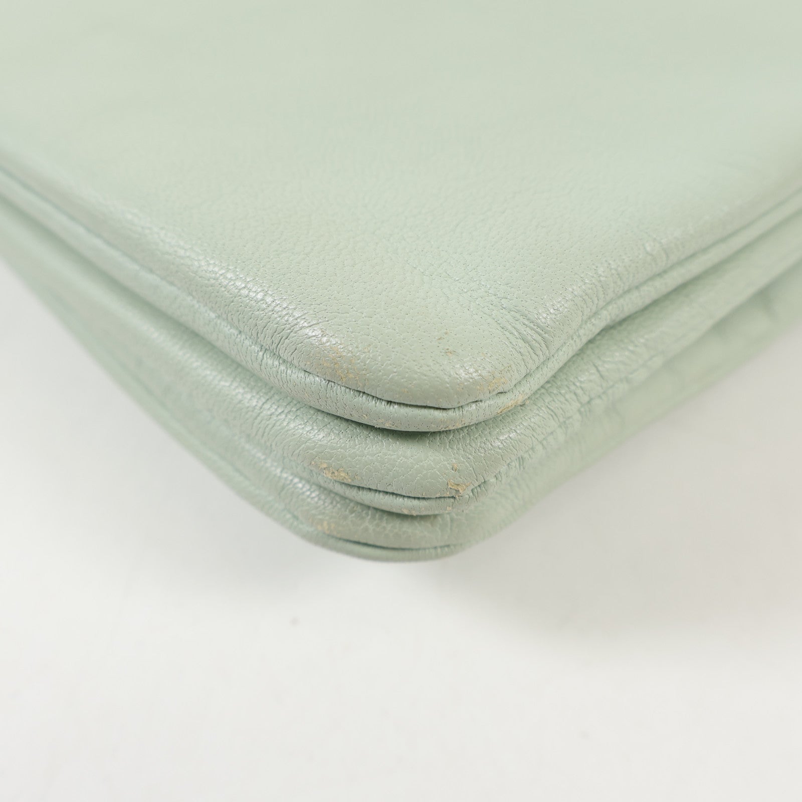 CELINE 羊皮皮革Trio Small金扣肩背袋