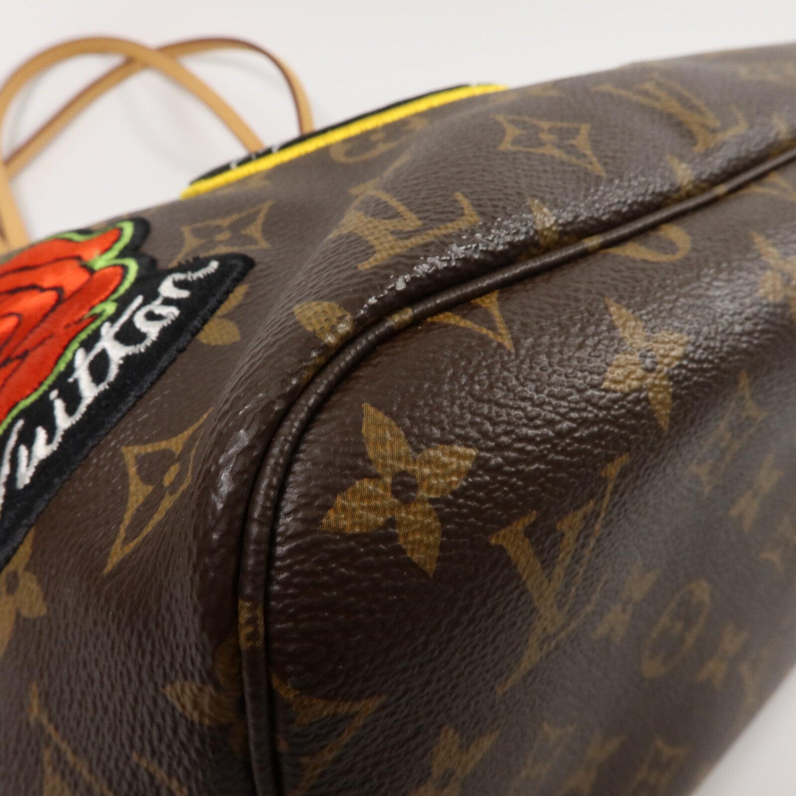 LOUIS VUITTON Monogram Patches Neverfull MM手挽袋