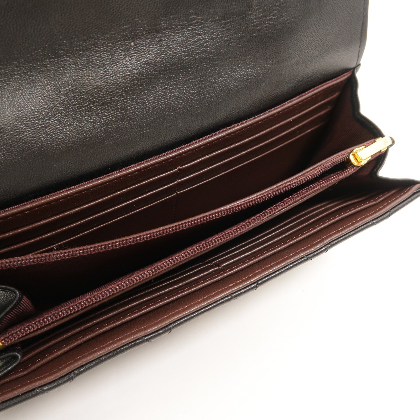 CHANEL 羊皮皮革Classic Flap Long Wallet長錢包