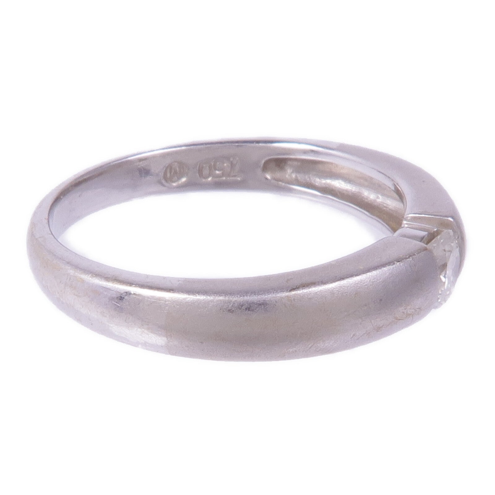 JEWELRY 【激減優惠】18K白金Diamond Ring鑽石戒指US#4.75