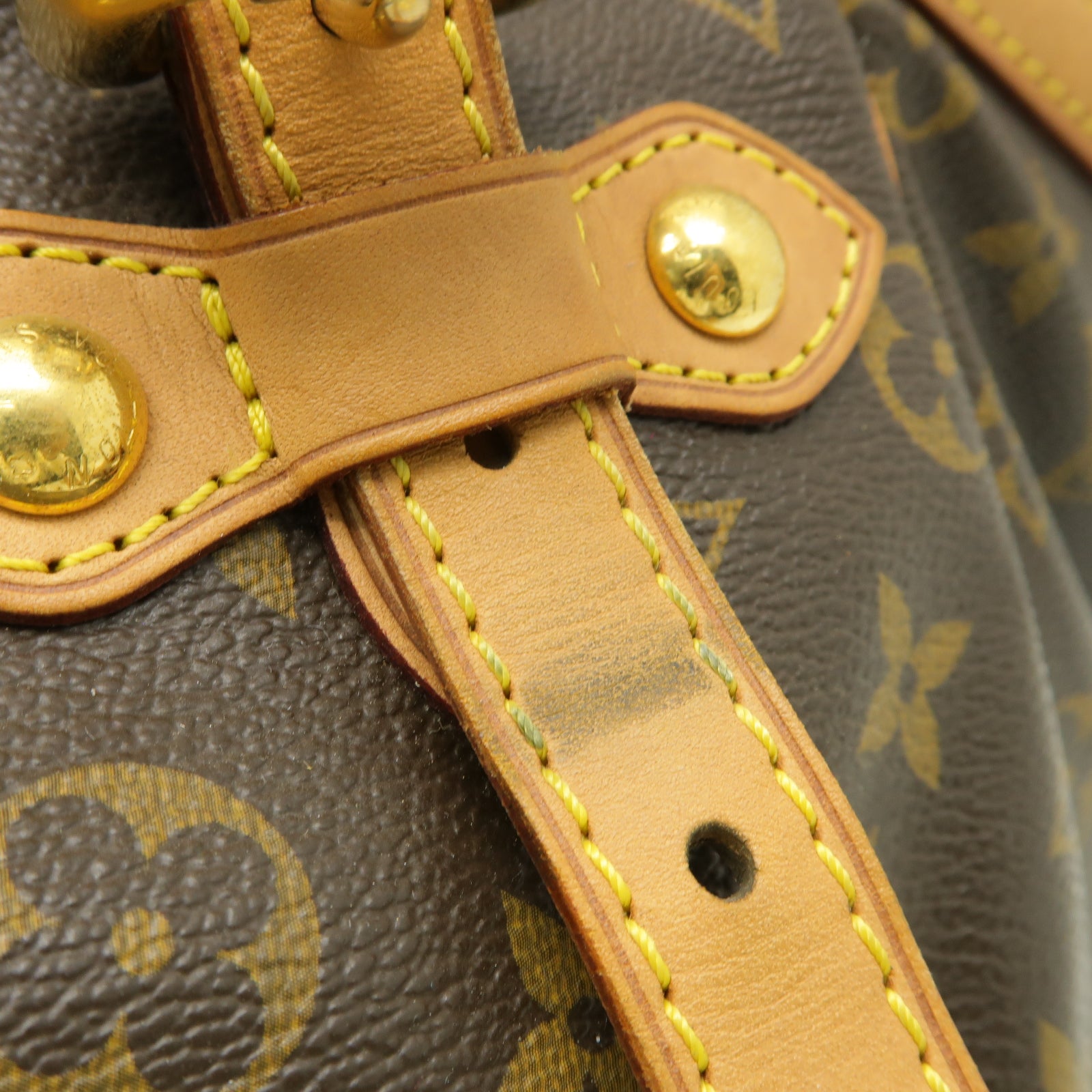 LOUIS VUITTON 【激減優惠】Monogram Tivoli GM金扣手挽袋啡色