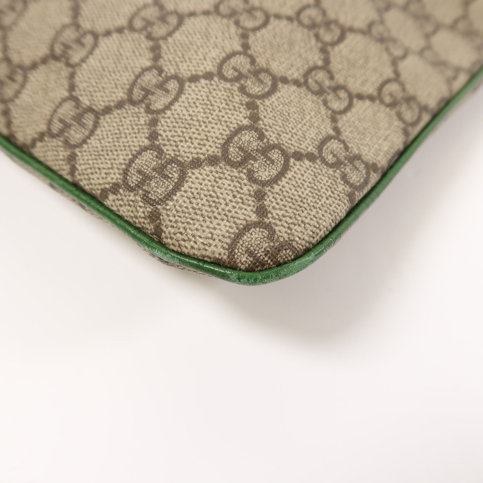 GUCCI 塗層帆布Hand Bag銀扣手挽袋