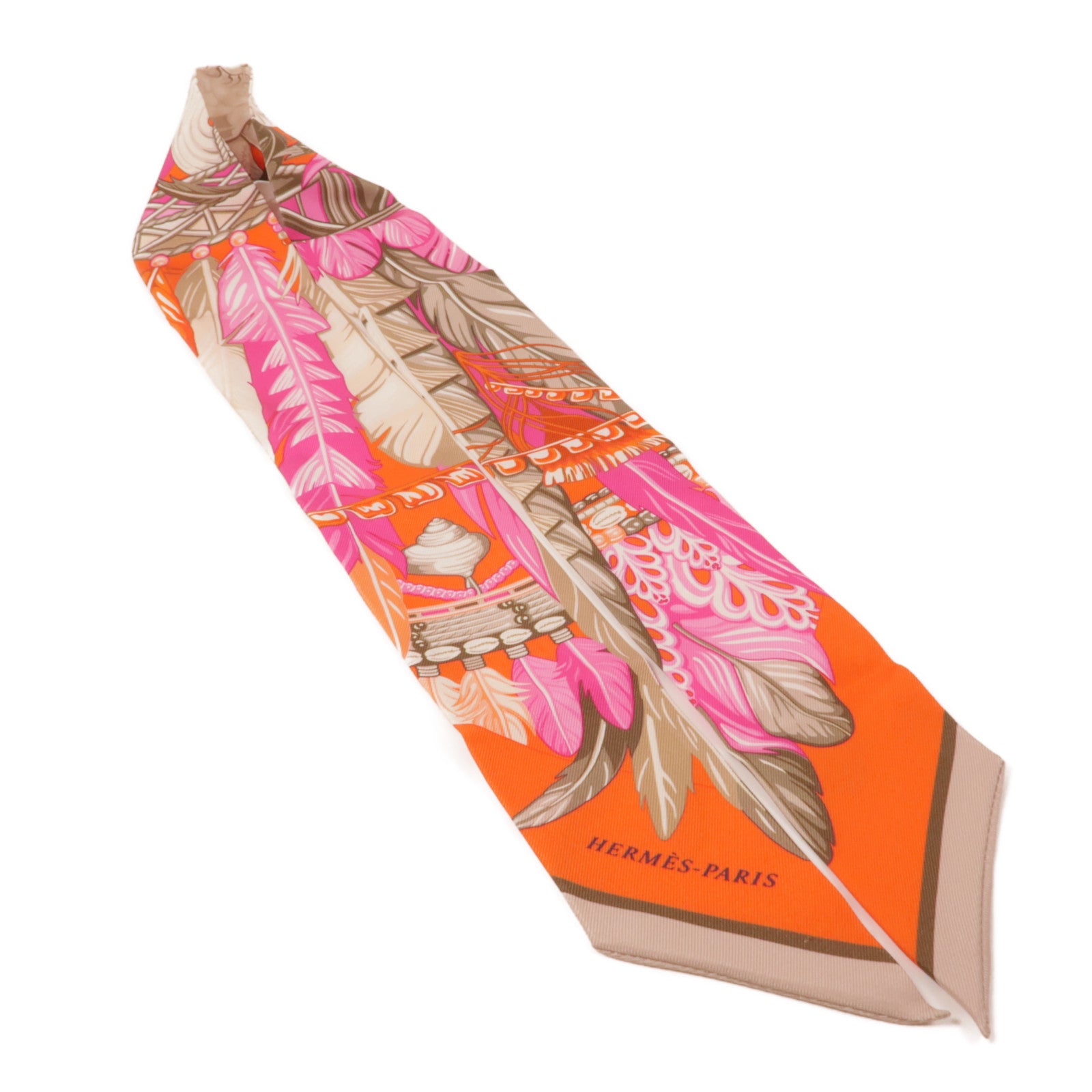 HERMES 絲質Twilly絲巾