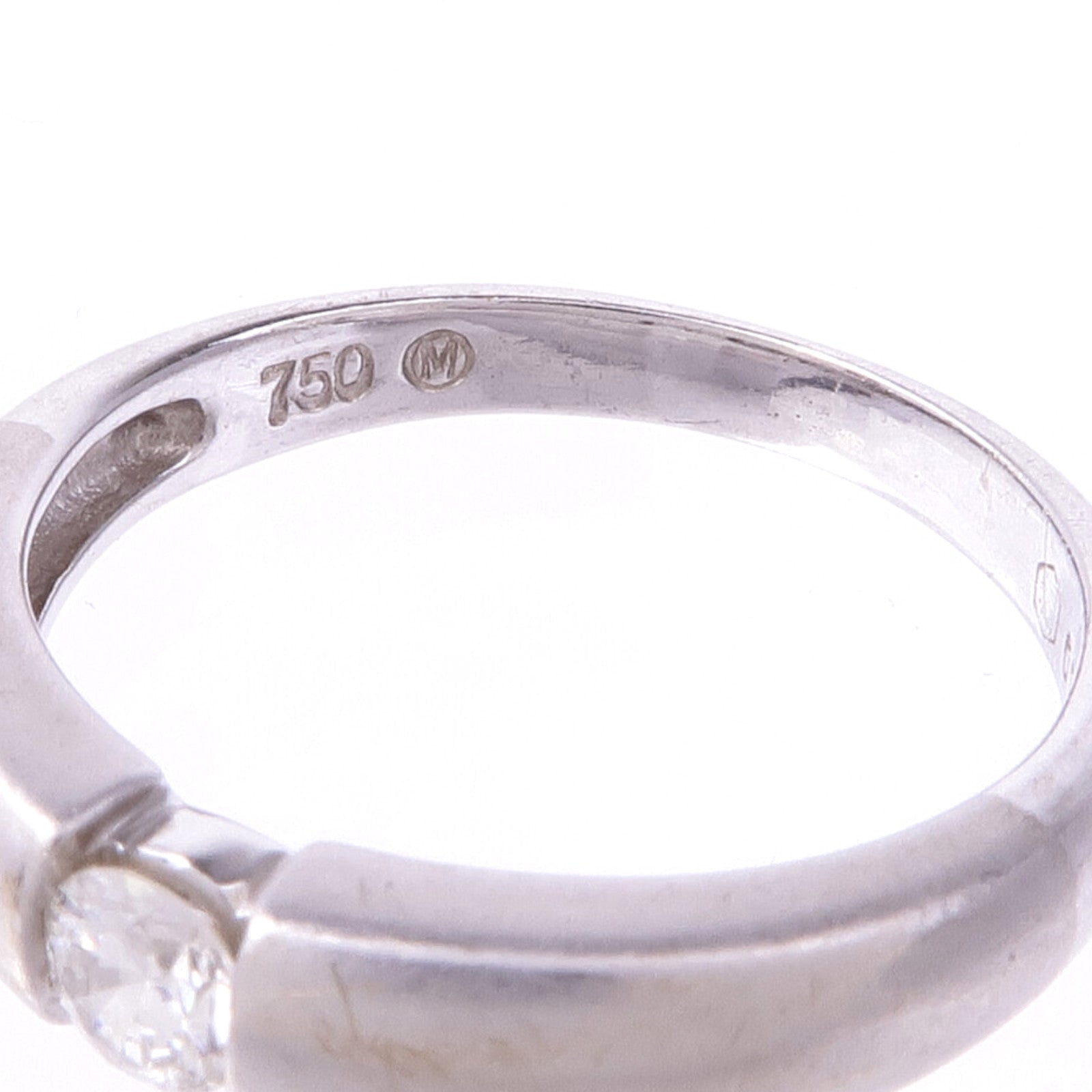 JEWELRY 【激減優惠】18K白金Diamond Ring鑽石戒指US#4.75