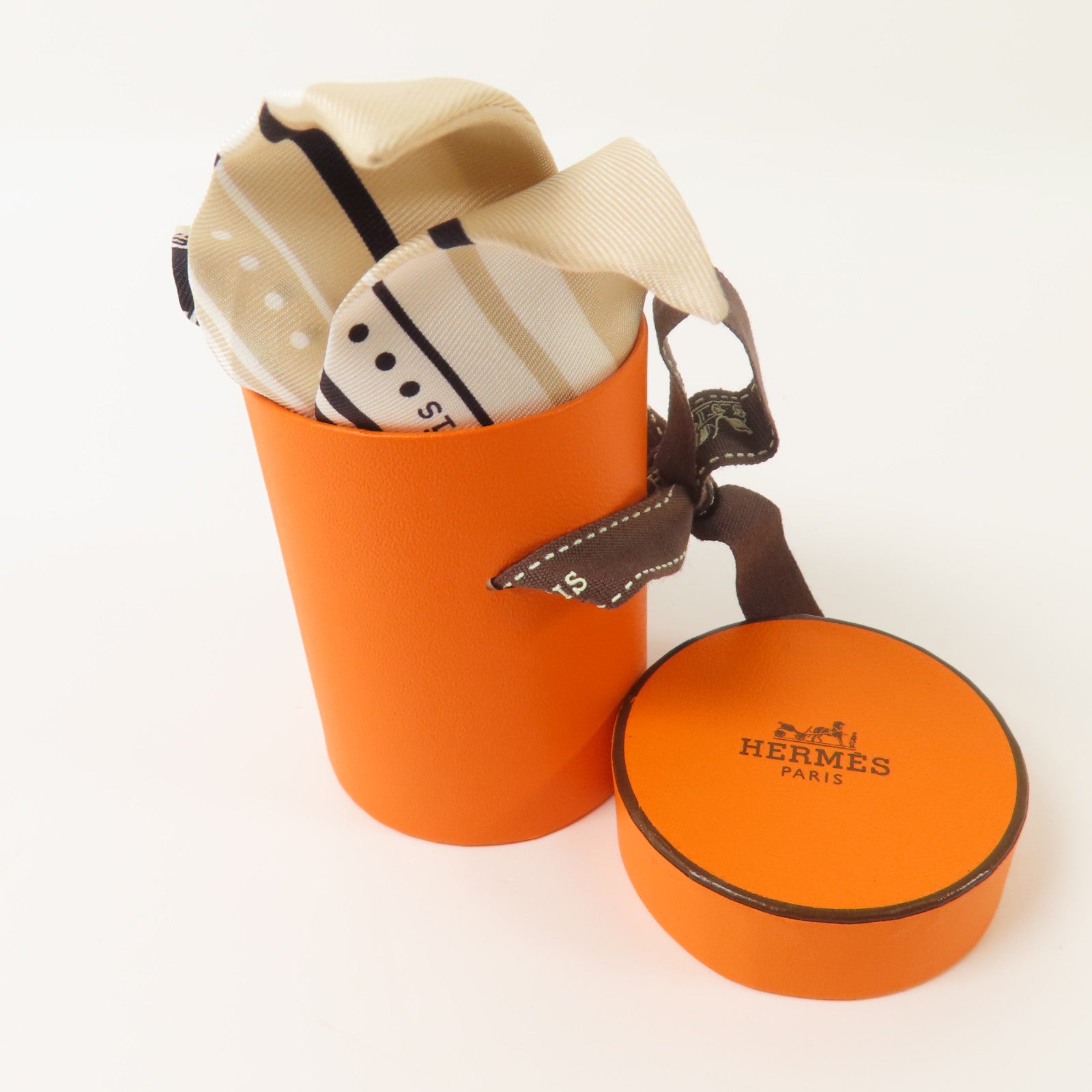HERMES 絲質Twilly絲巾