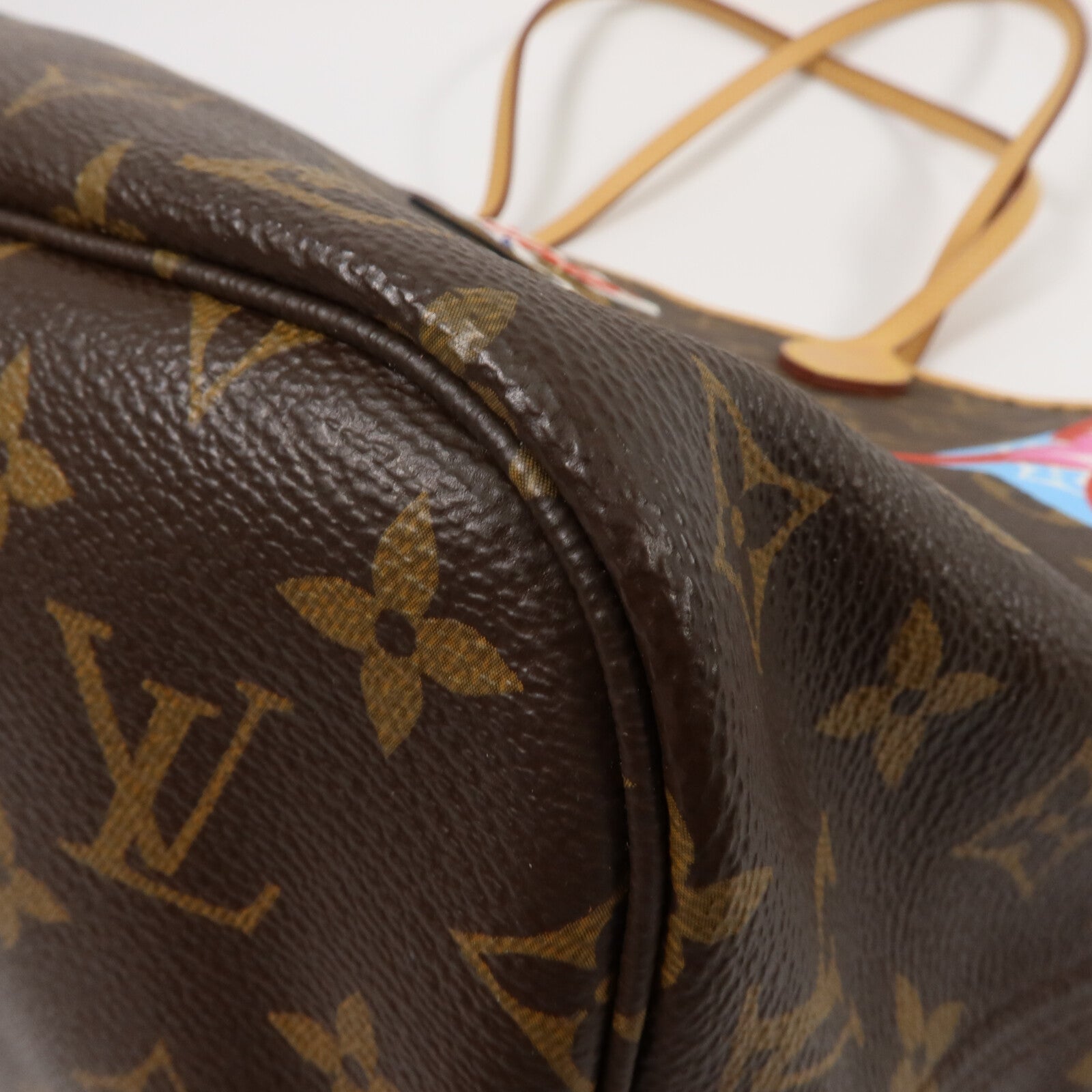 LOUIS VUITTON Monogram Patches Neverfull MM手挽袋