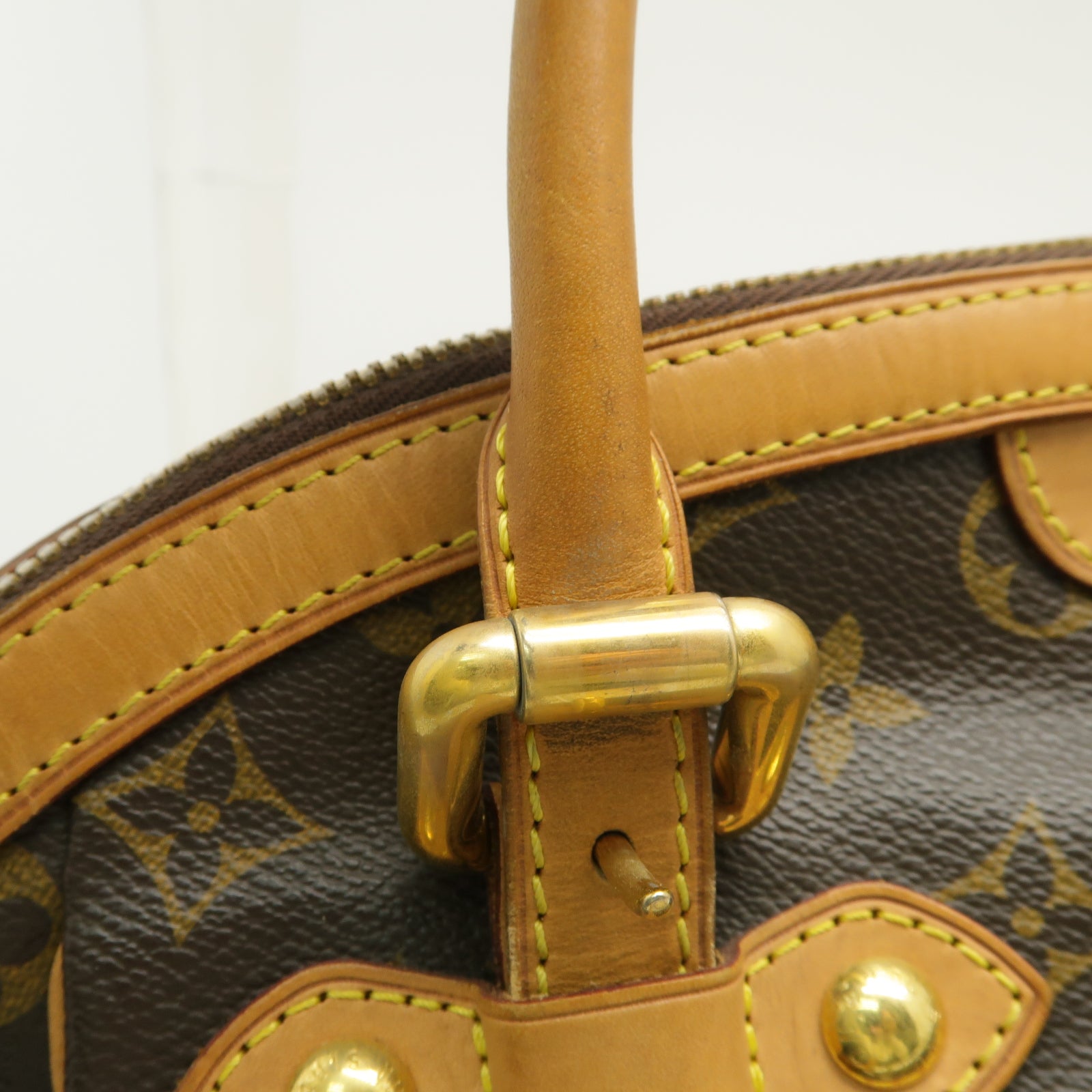 LOUIS VUITTON 【激減優惠】Monogram Tivoli GM金扣手挽袋啡色