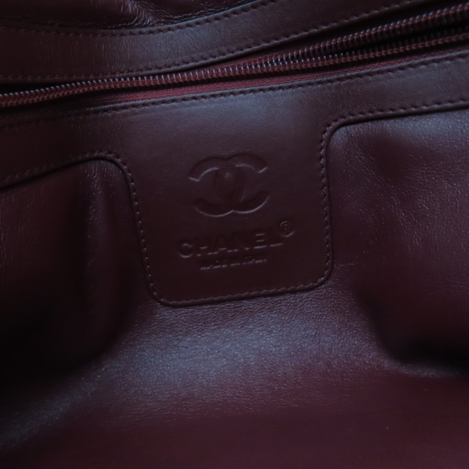CHANEL 【激減優惠】菱格羊皮皮革Handbag金扣手挽袋金色