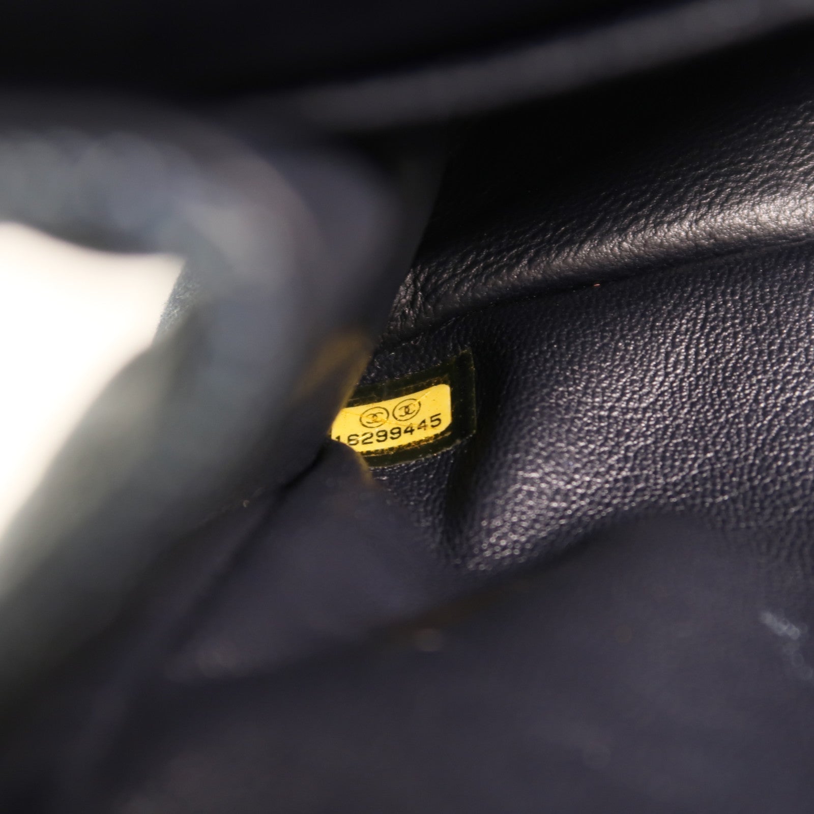 CHANEL 牛仔布2.55 Large金扣鏈帶肩背袋
