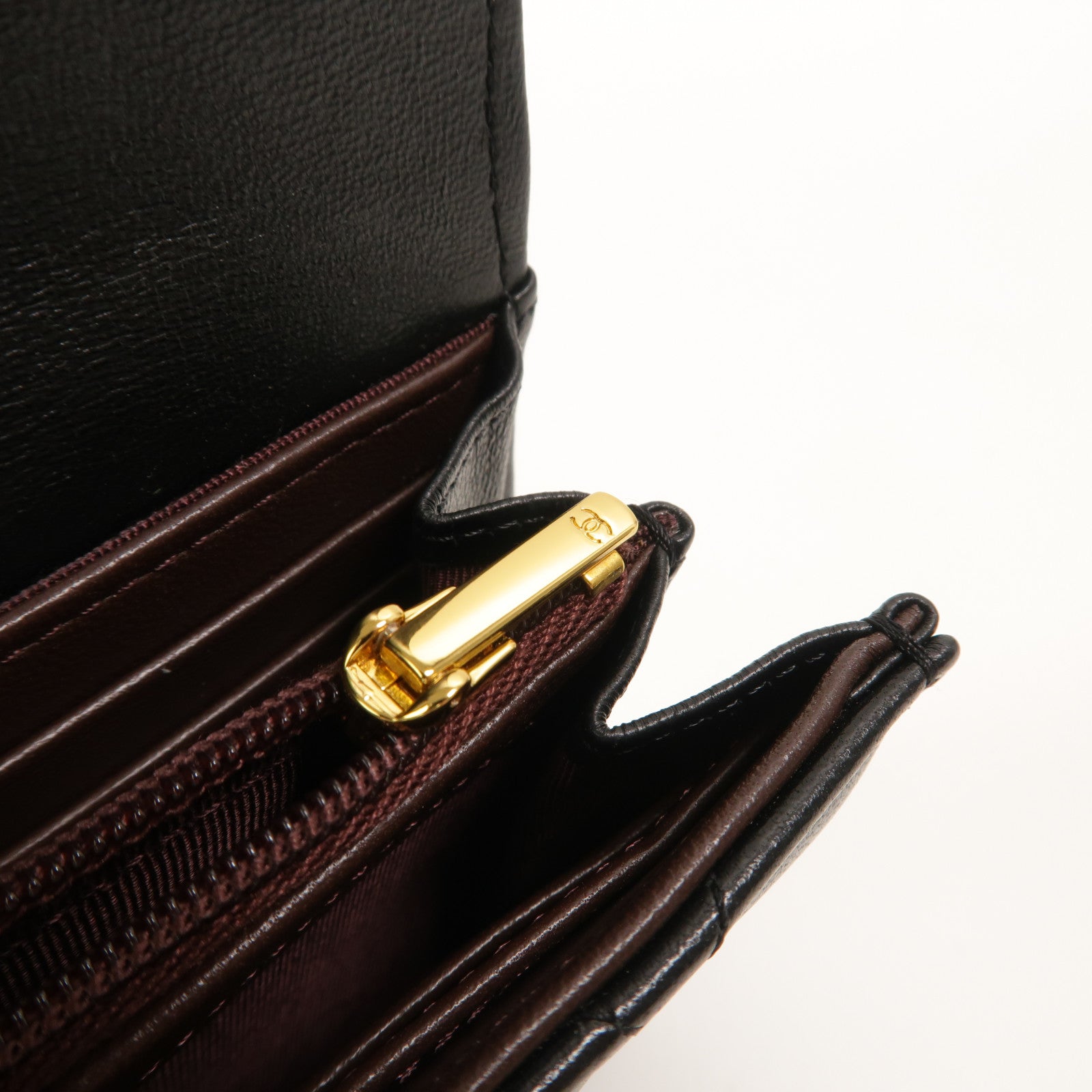 CHANEL 羊皮皮革Classic Flap Long Wallet長錢包