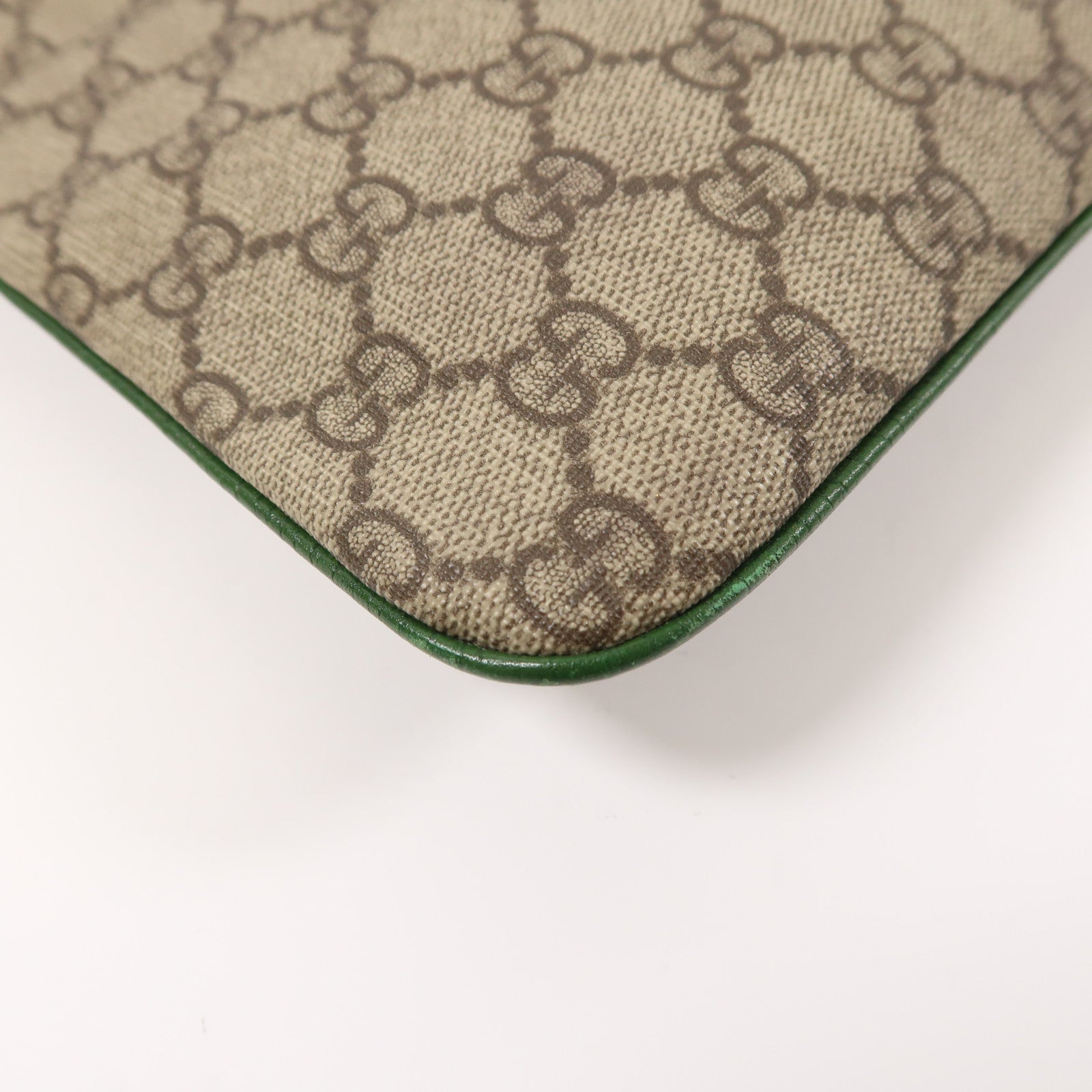 GUCCI 塗層帆布Hand Bag銀扣手挽袋