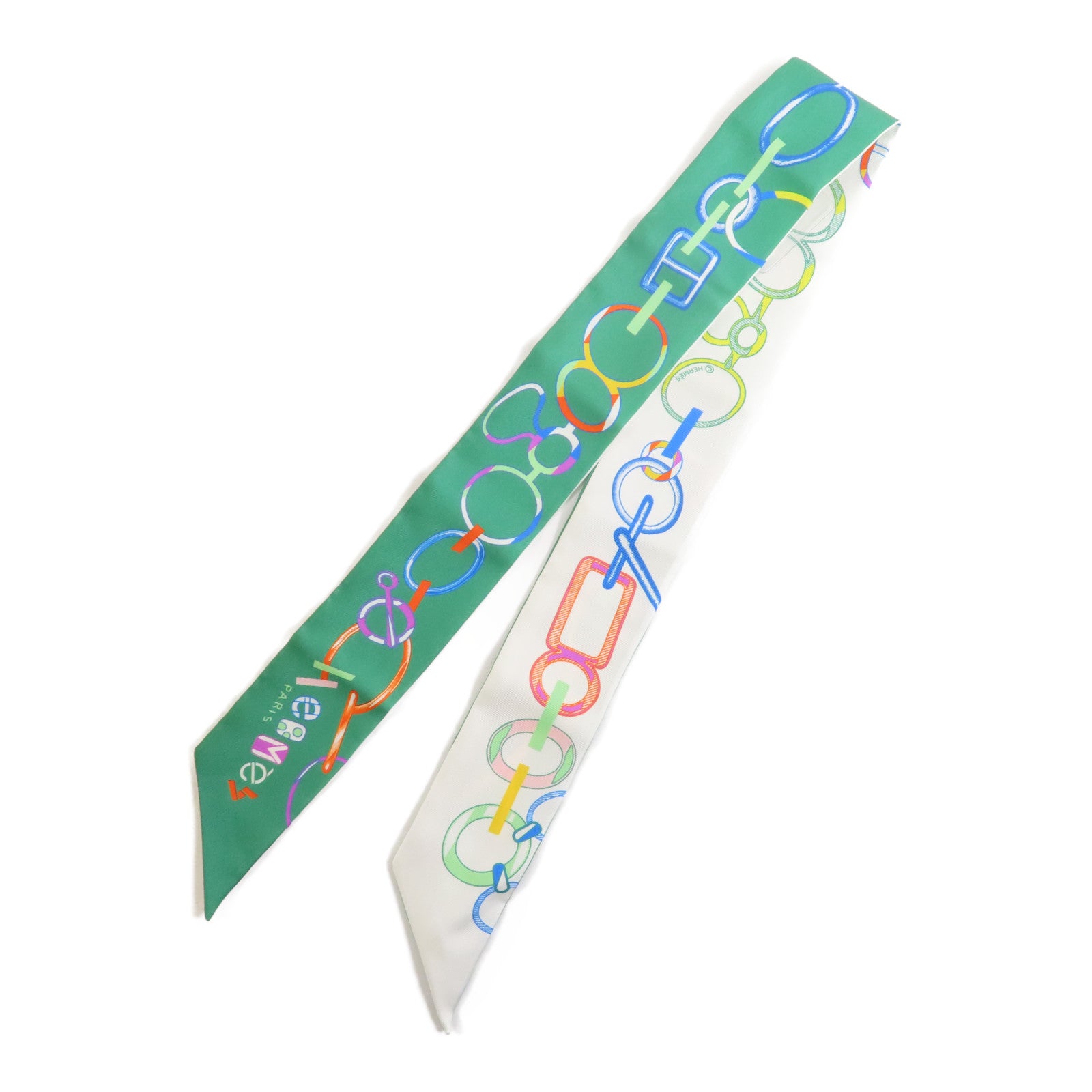 HERMES 絲質Twilly絲巾