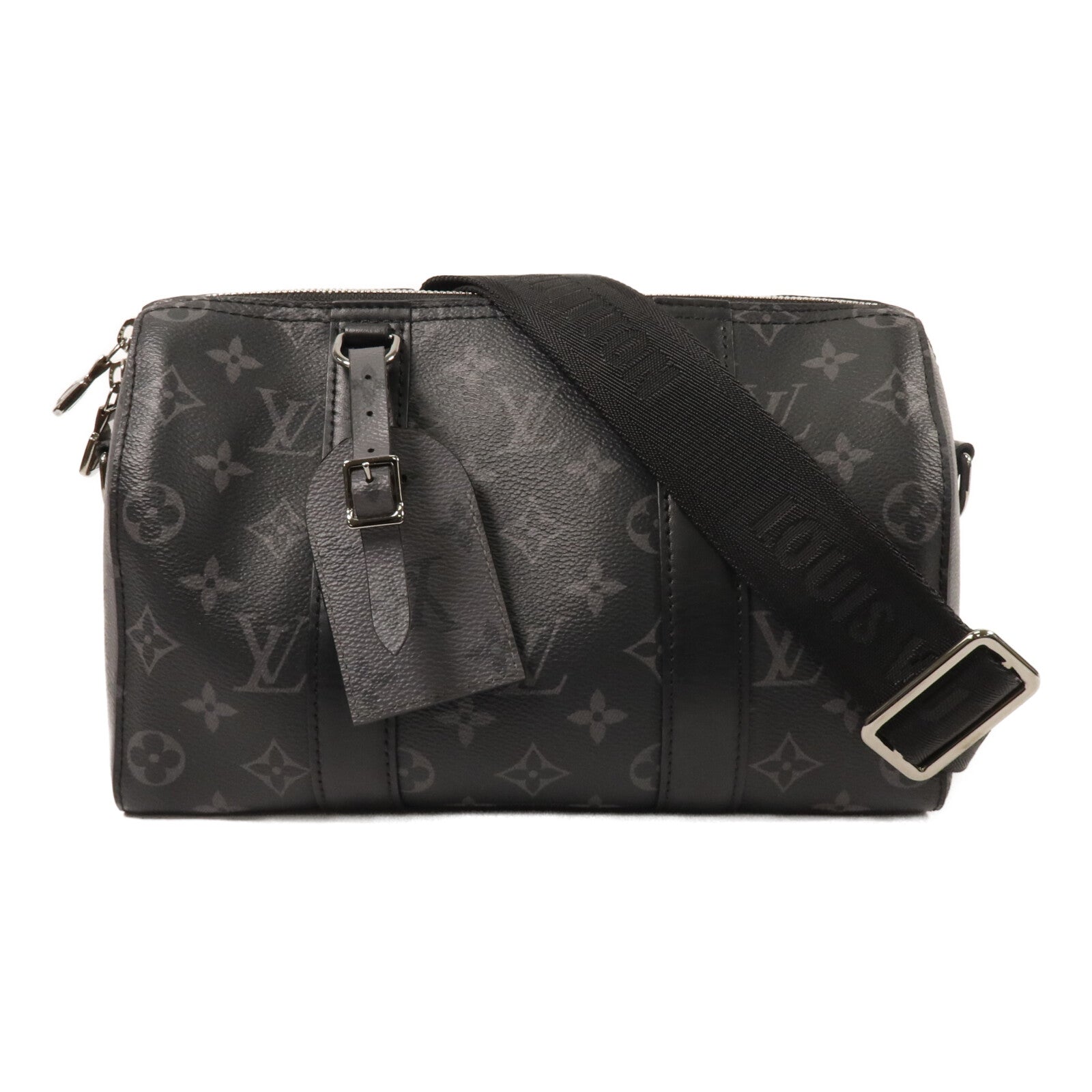 LOUIS VUITTON Monogram Eclipse City Keepall肩背袋