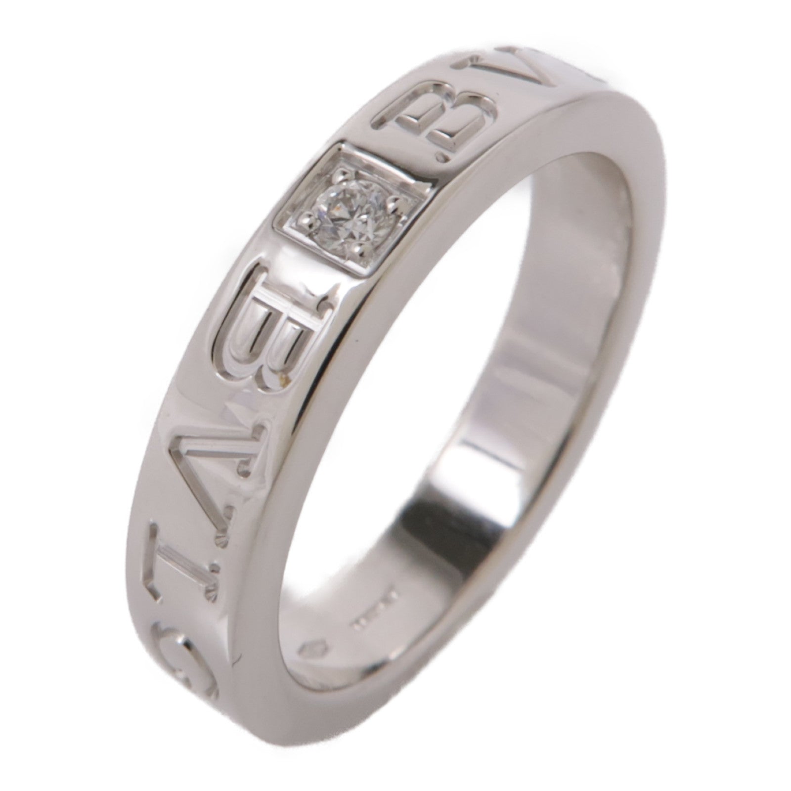 BVLGARI 18K白金B-Zero1戒指US#6.25