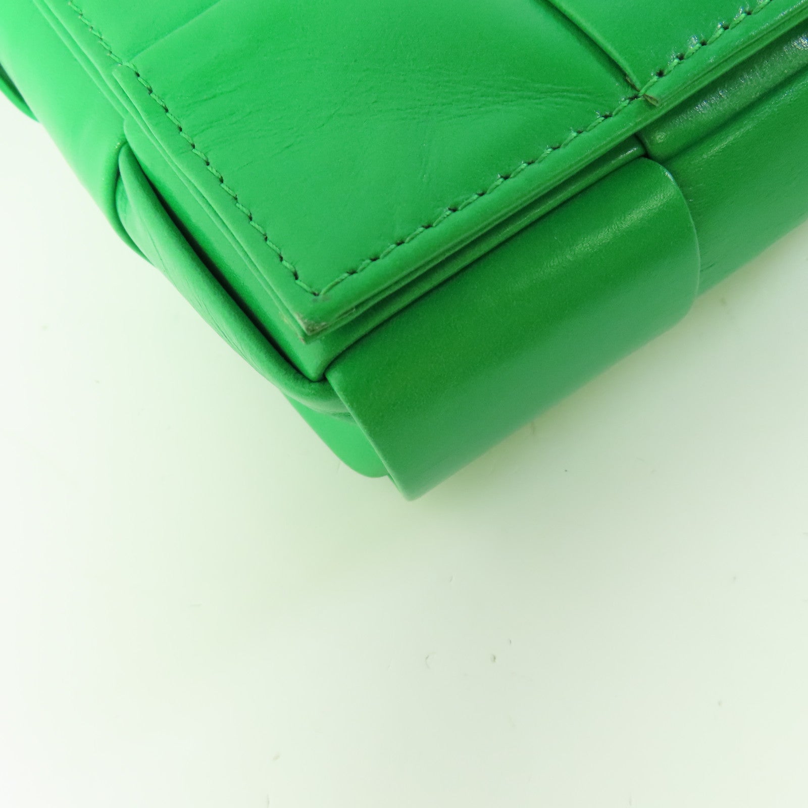 BOTTEGA VENETA BV Shoulder Bag Leather Green