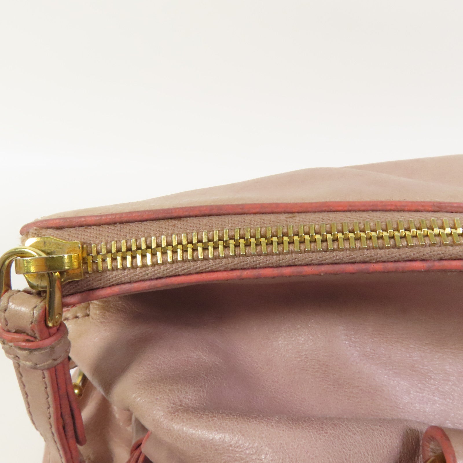 Miu Miu 牛皮皮革2way Shoulder Bag金扣手挽肩背兩用袋