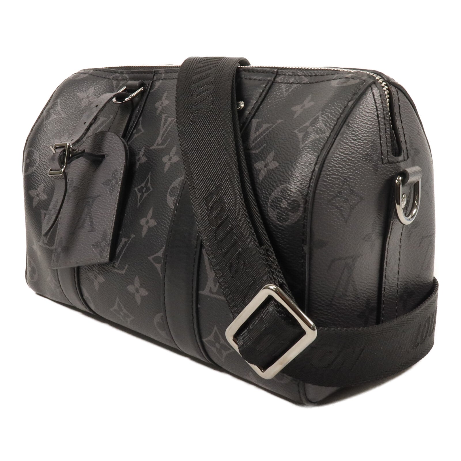 LOUIS VUITTON Monogram Eclipse City Keepall肩背袋