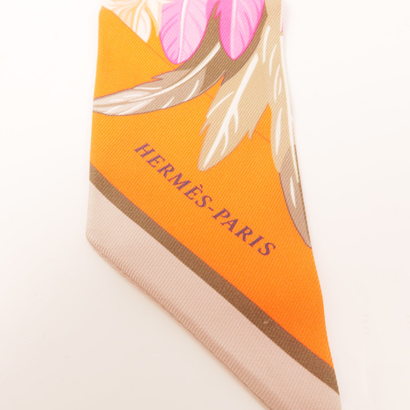 HERMES 絲質Twilly絲巾